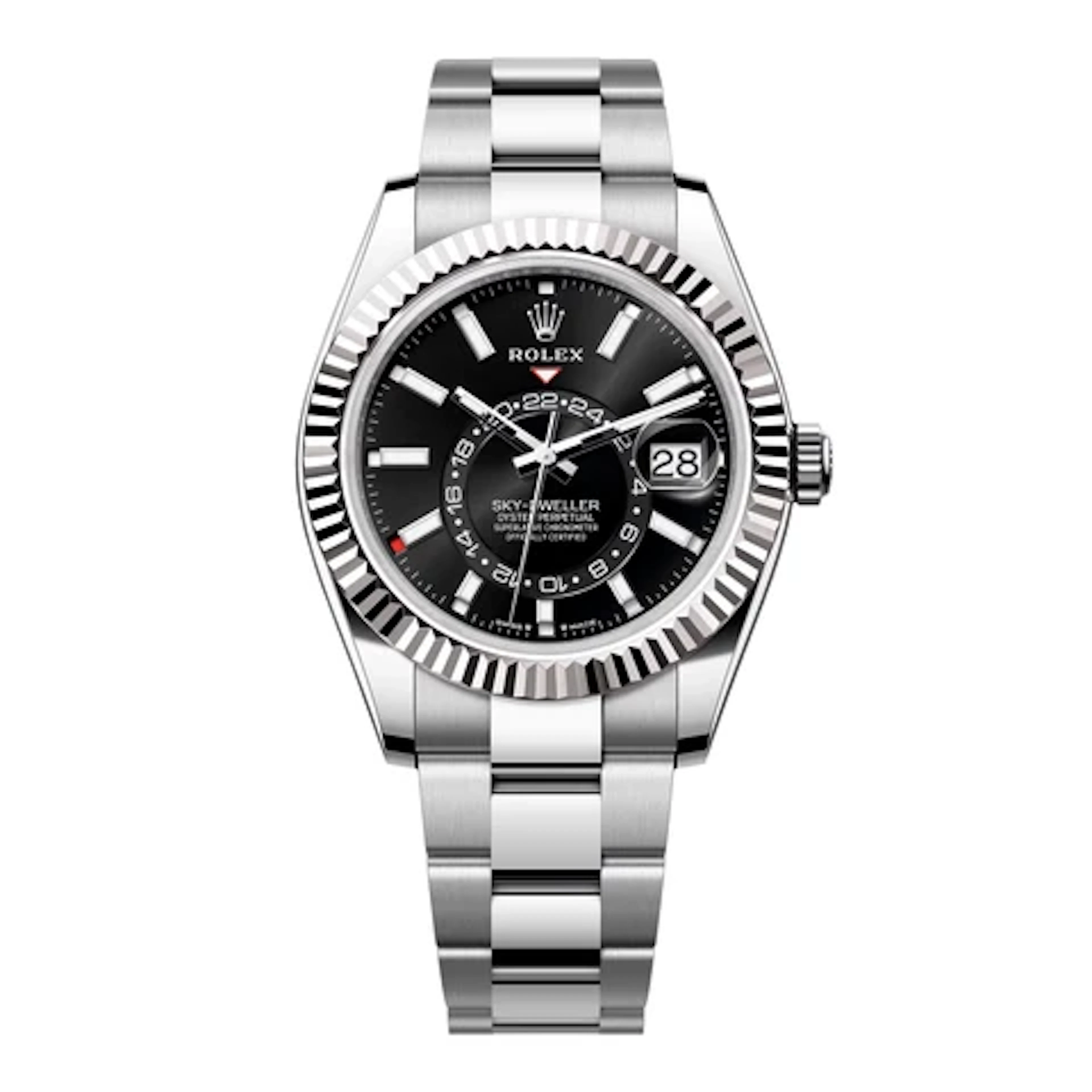 Rolex Sky-Dweller 336934 Black Dial Mens Watch Box Papers