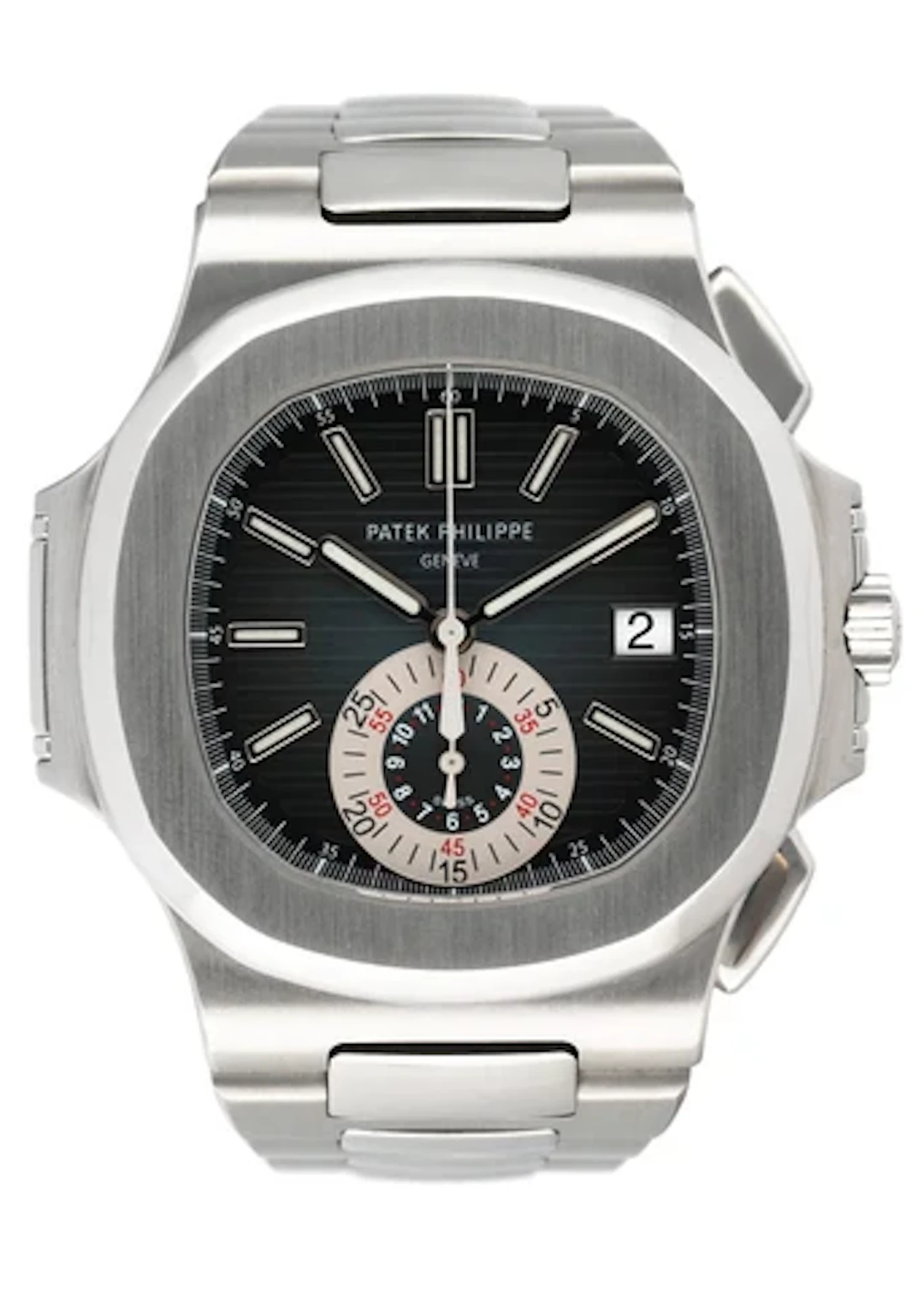 Patek Philippe 5980/1A-001 Nautilus Blue Dial Mens Watch Box Papers