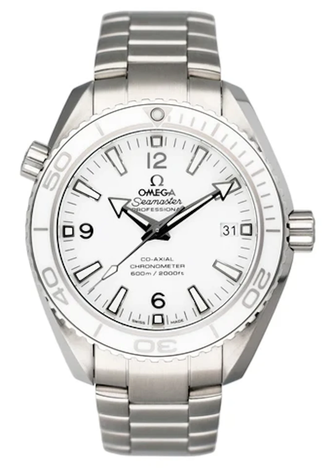 Omega Seamaster Planet Ocean 42MM Mens Watch Box Papers
