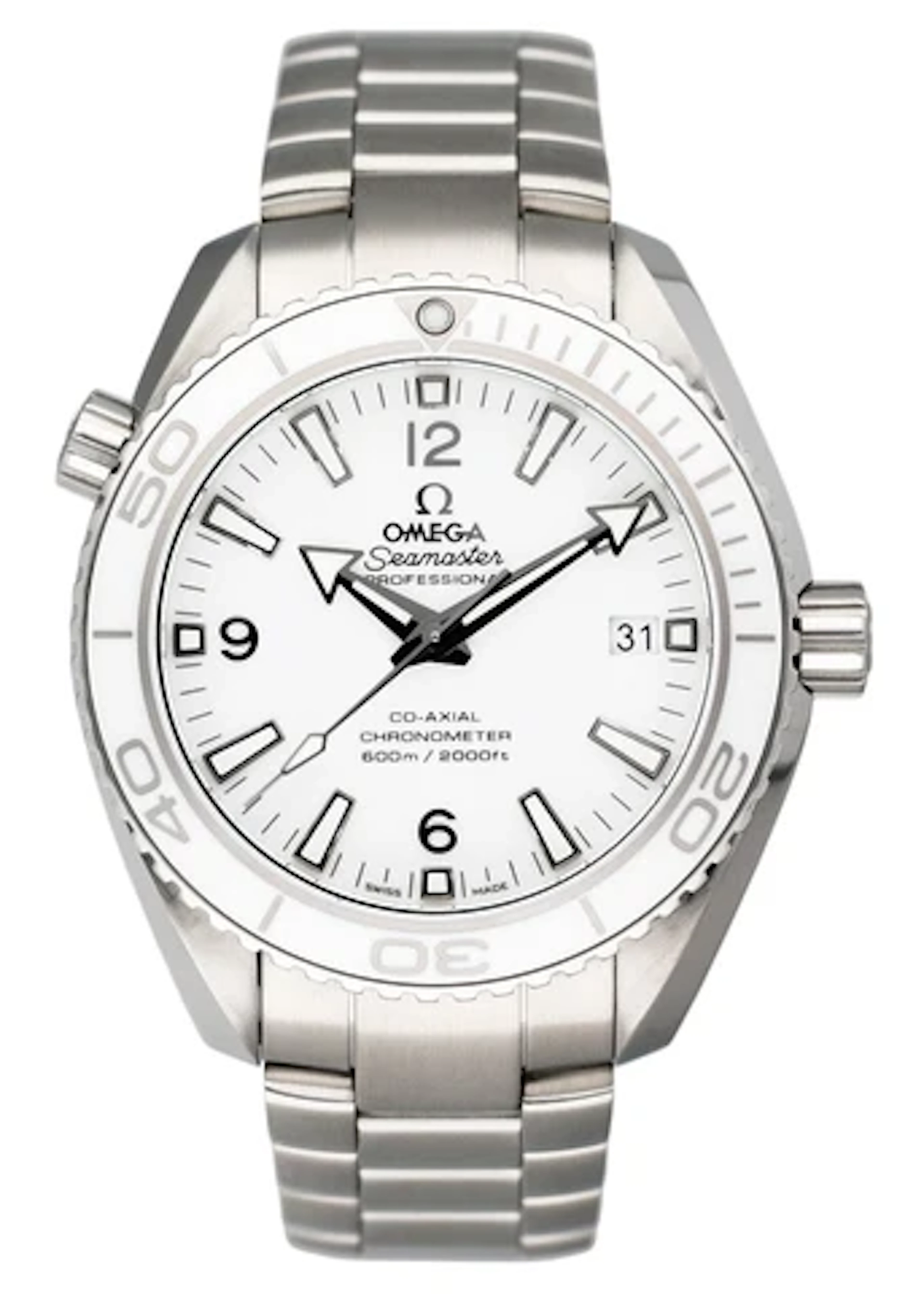 Omega Seamaster Planet Ocean 42MM Mens Watch Box Papers