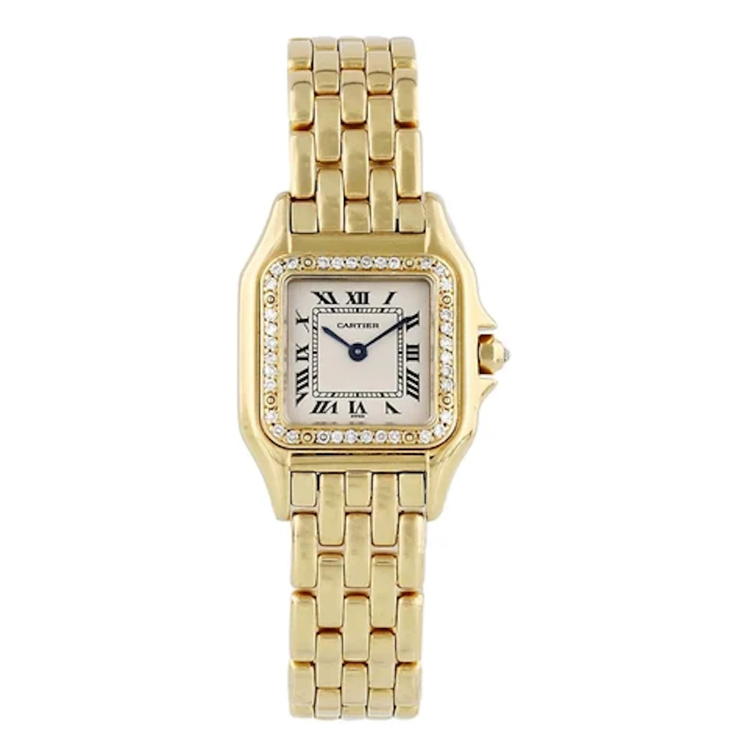 Cartier Panthere 1280 Yellow Gold Ladies Watch