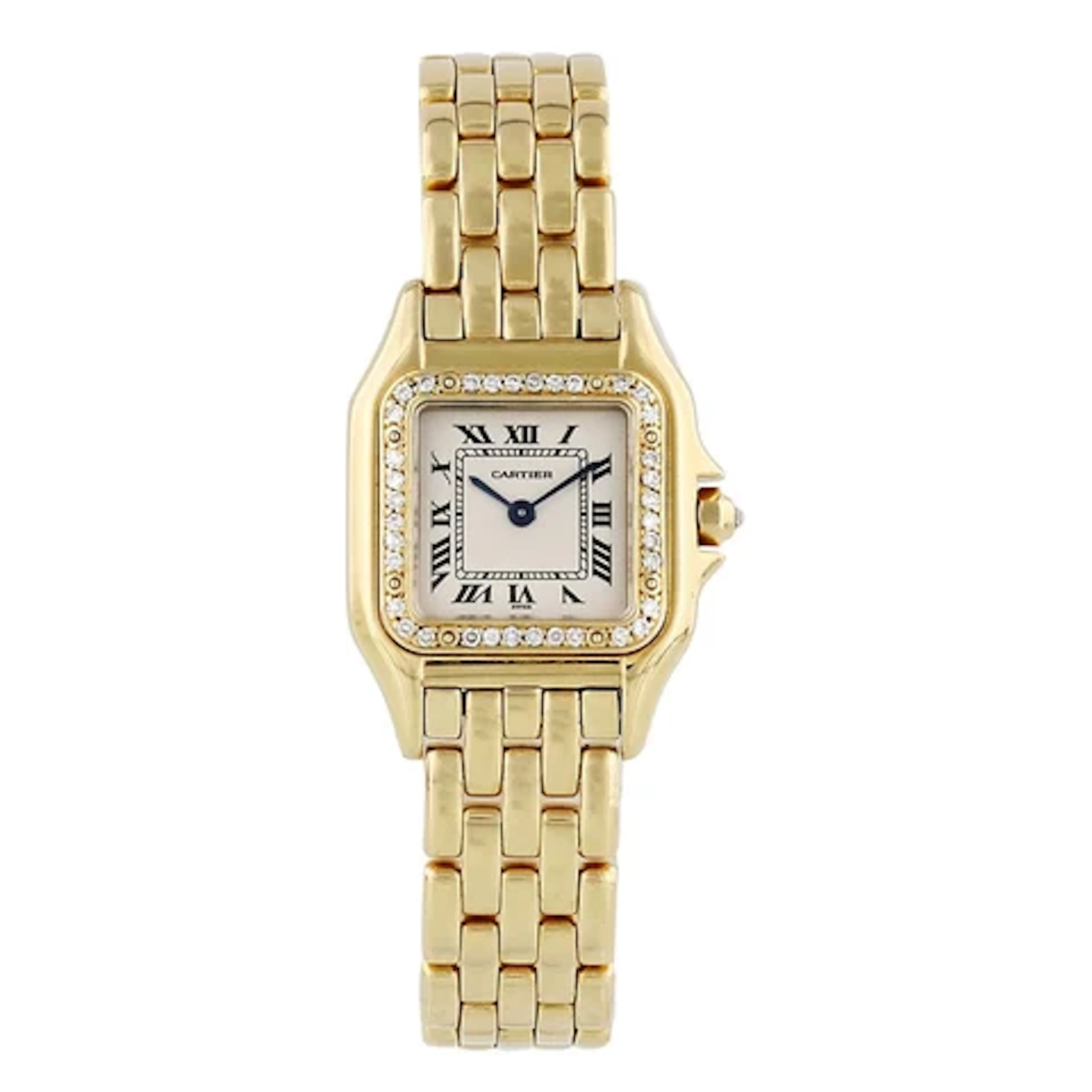 Cartier Panthere 1280 Yellow Gold Ladies Watch