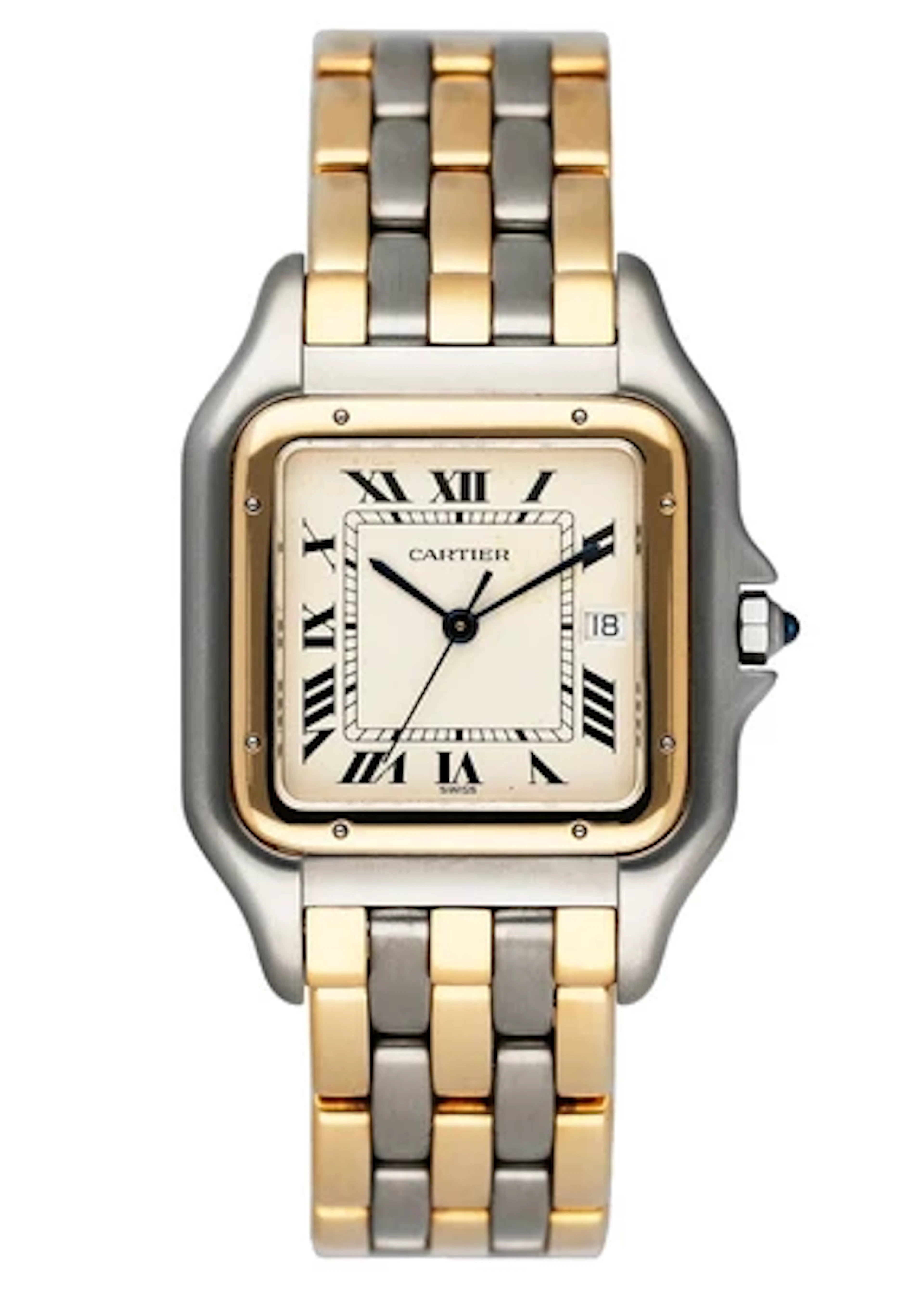 Cartier Panthere Large W25027B8 Three Rows Mens Watch