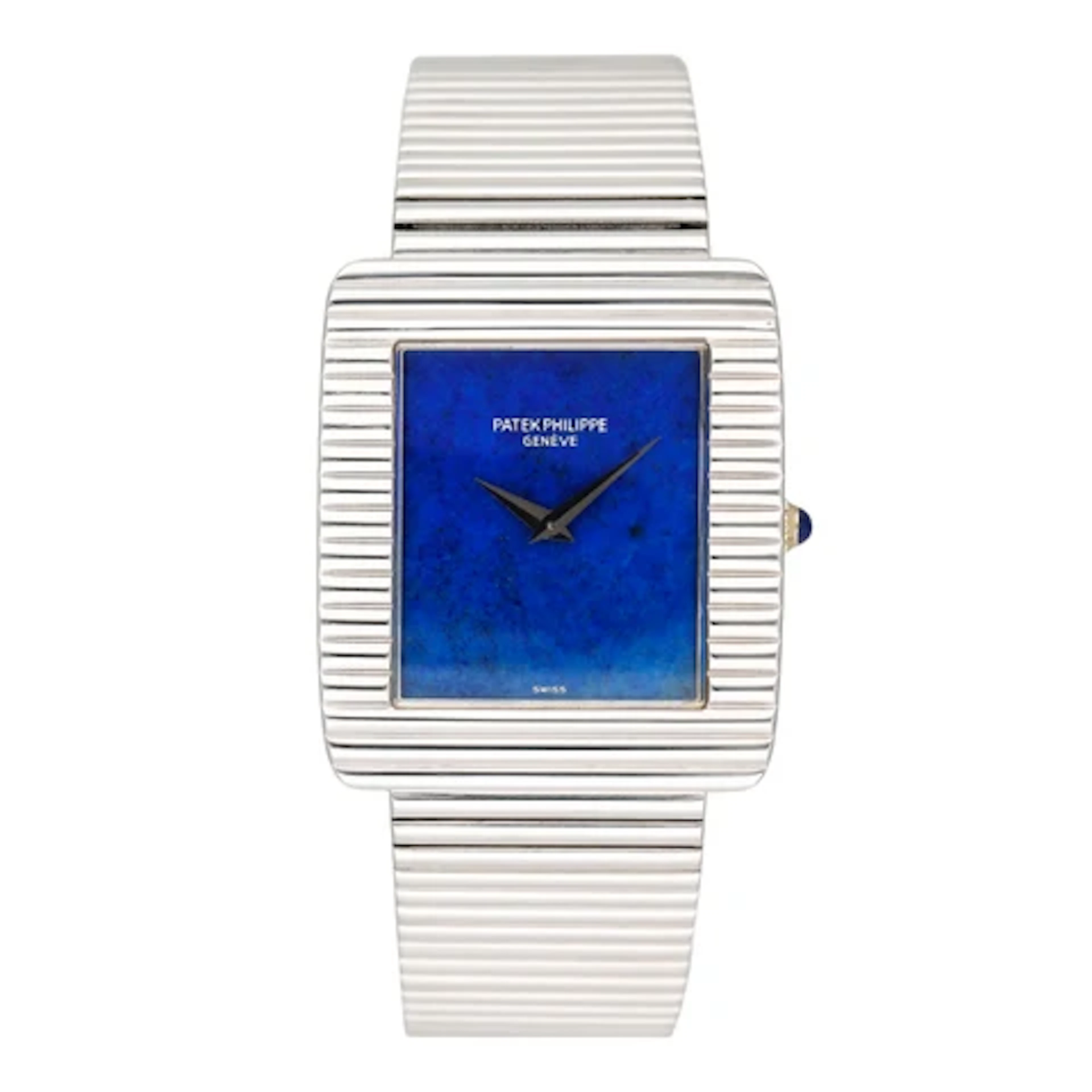 Rare c Lapis Lazuli Dial 18K White Gold Watch Box Archives