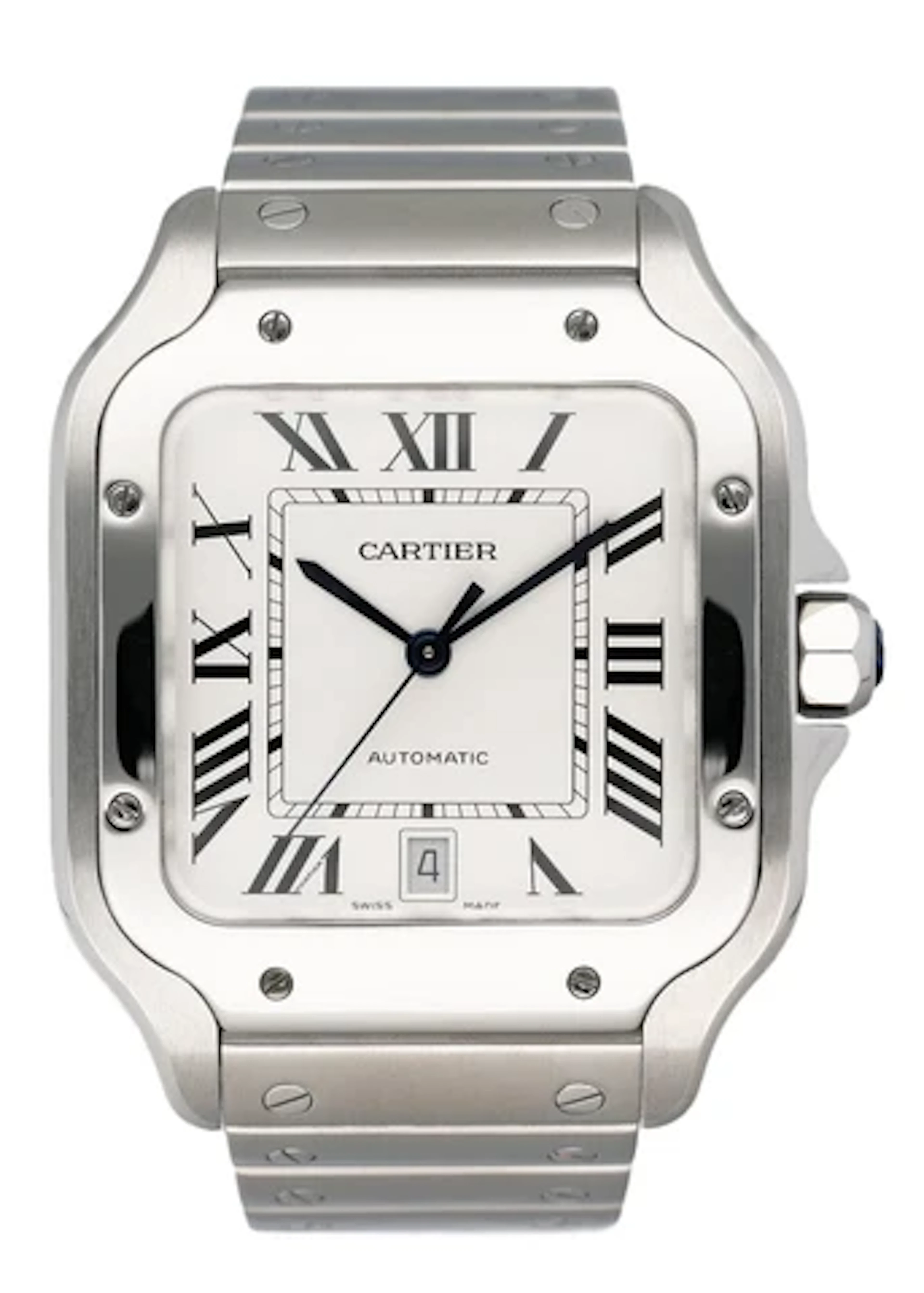 Cartier Santos WSSA0018 Large Size Mens Watch Box Papers