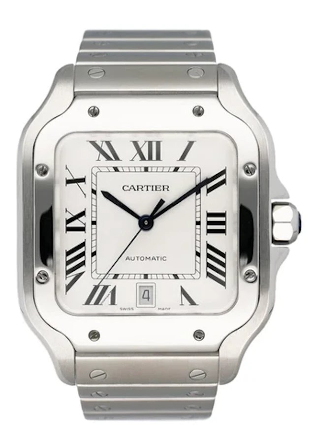 Cartier Santos WSSA0018 Large Size Mens Watch Box Papers