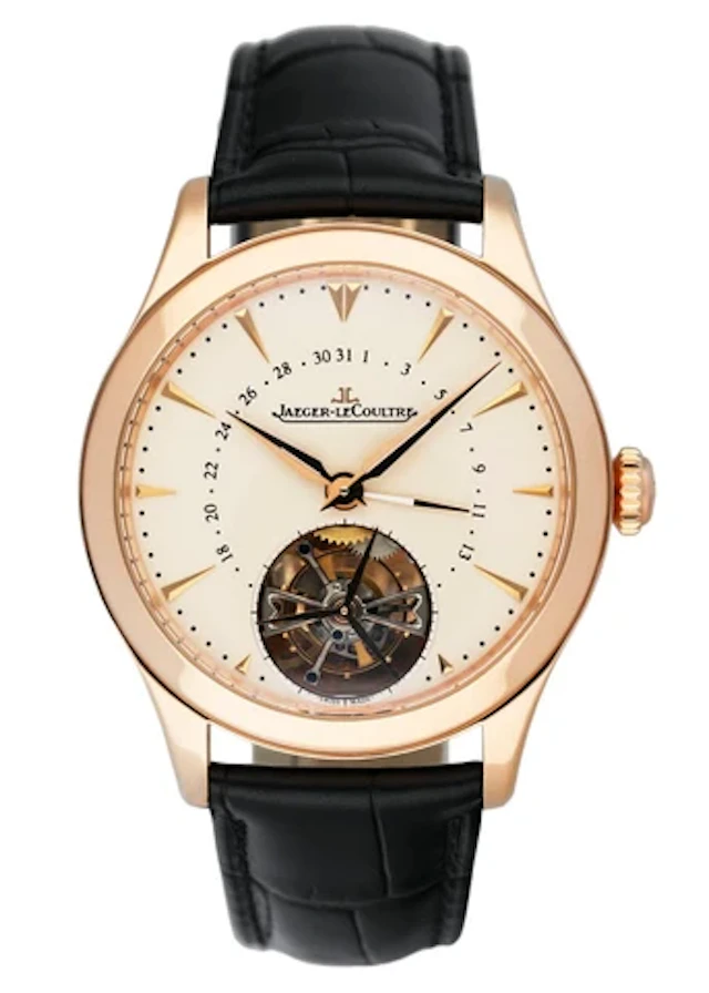 Jaeger Lecoultre Master Date Tourbillion Q1652410 Cream Dial Mens Watch Papers