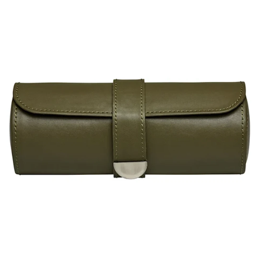 Earth Triple Watch Roll - Olive