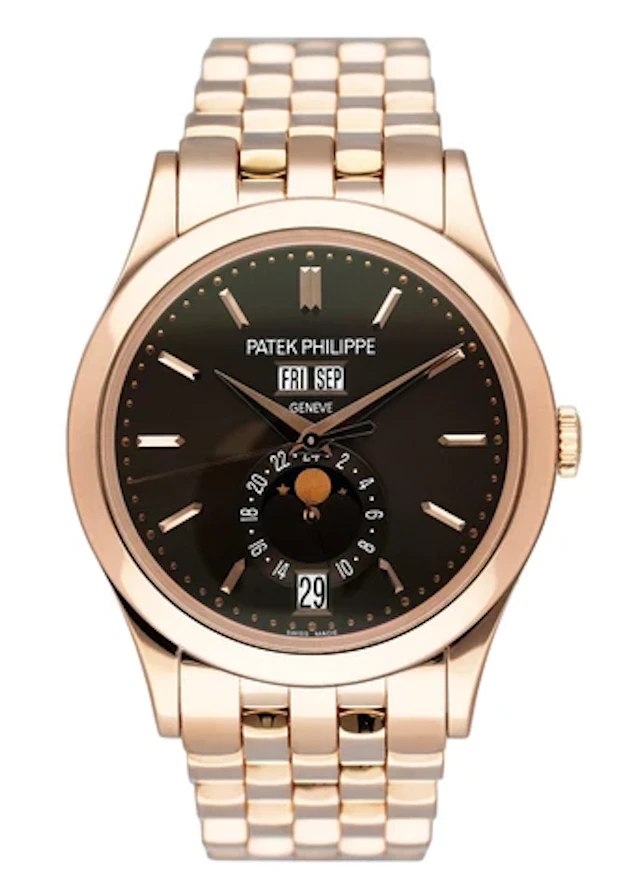 Patek Philippe Complications 5396/1R Brown Dial Mens Watch Box Papers