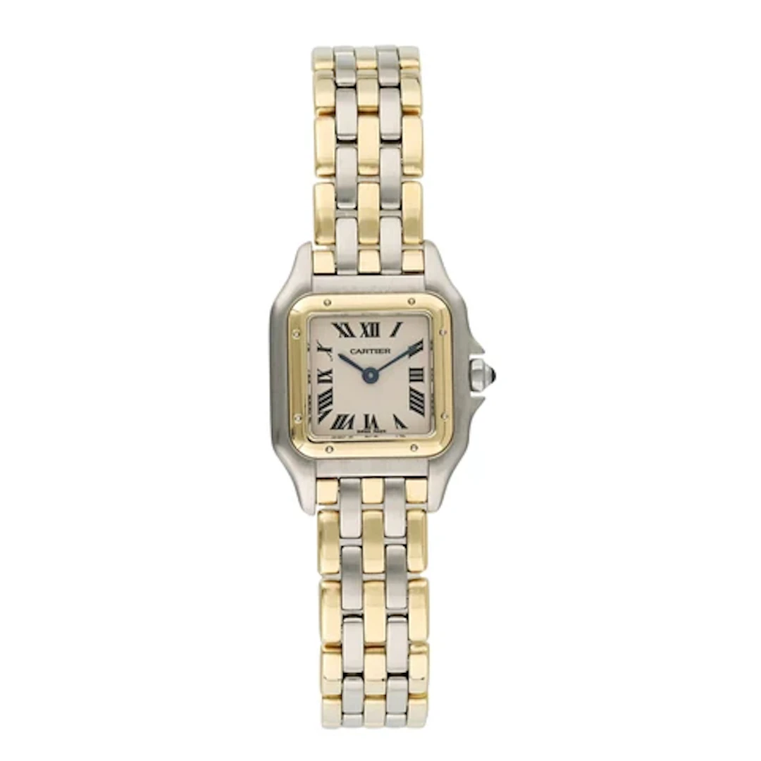 Cartier Panthere 1057917 3 Row Ladies Watch Original Box