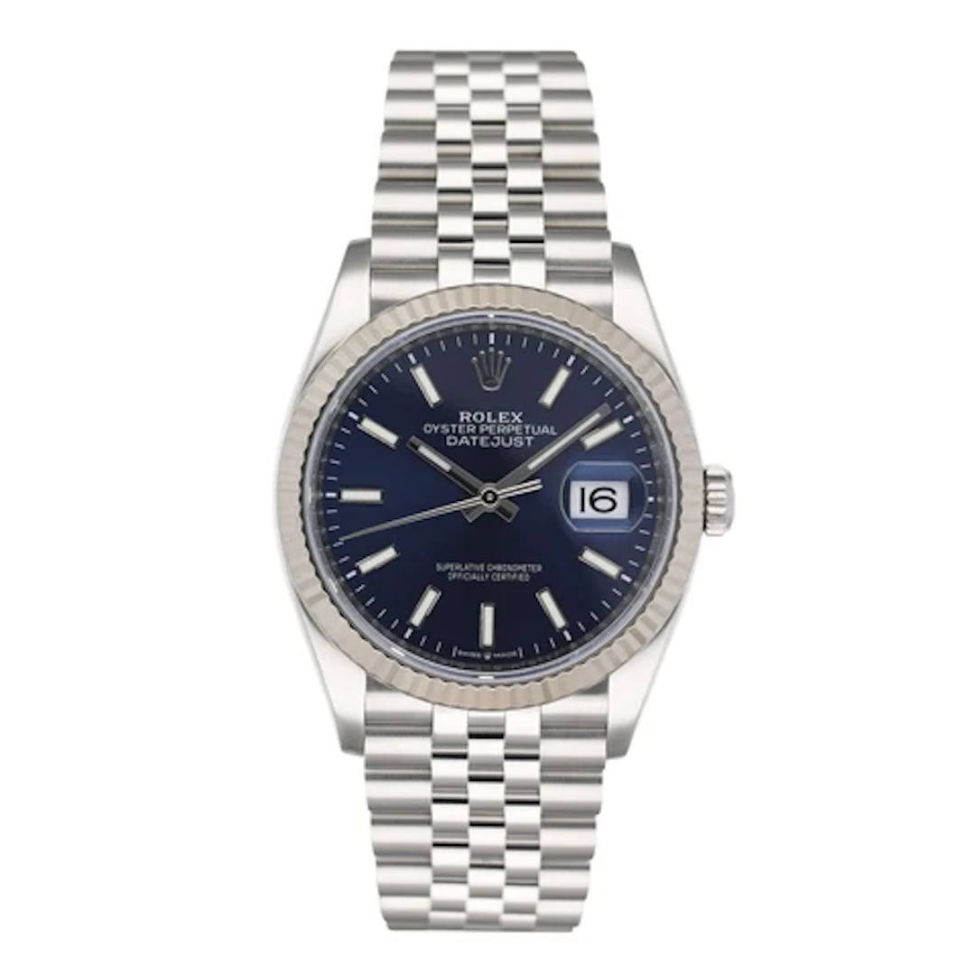 Rolex Datejust 36 126234-0017 Blue Dial Stainless steel Mens Watch