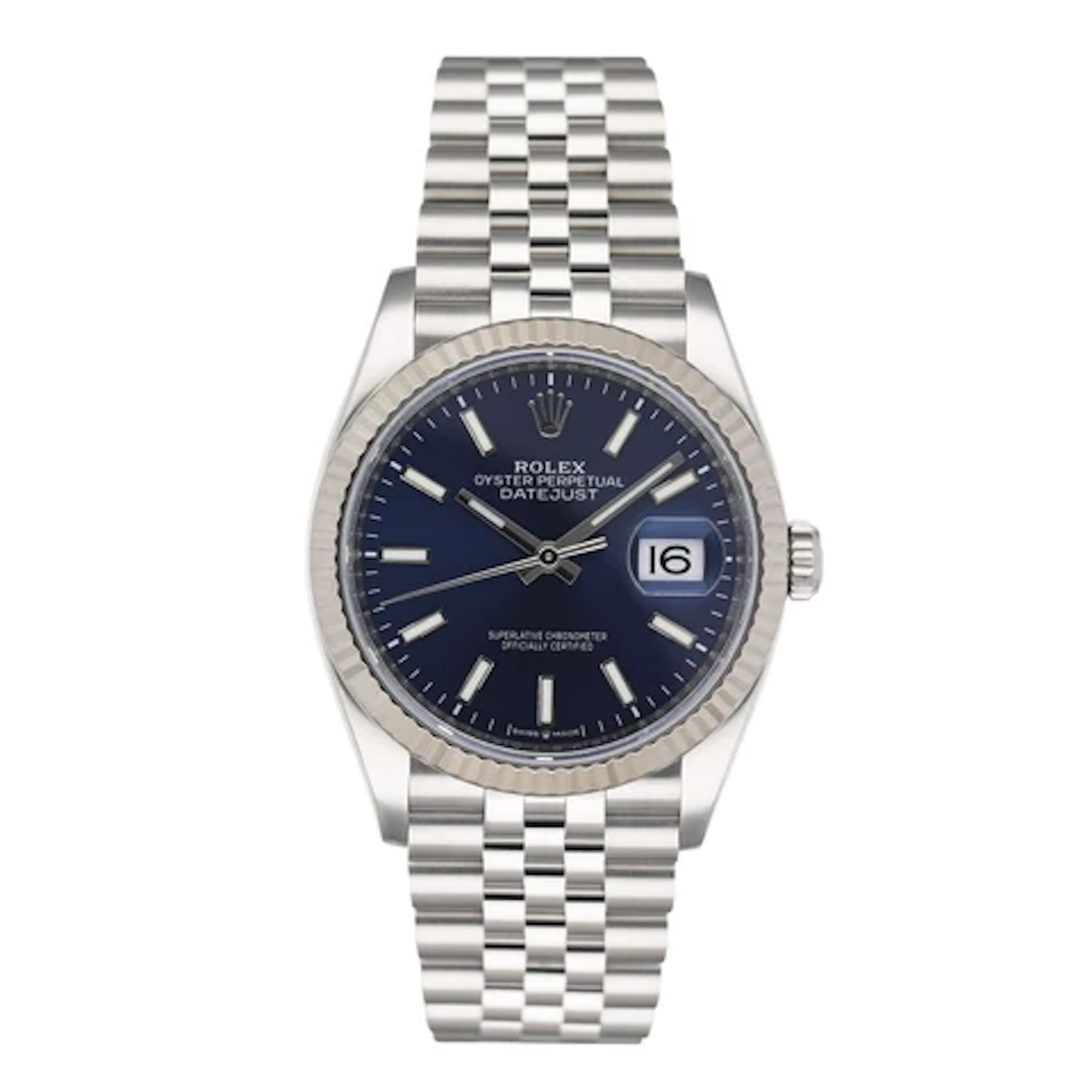 Rolex Datejust 36 126234-0017 Blue Dial Stainless steel Mens Watch
