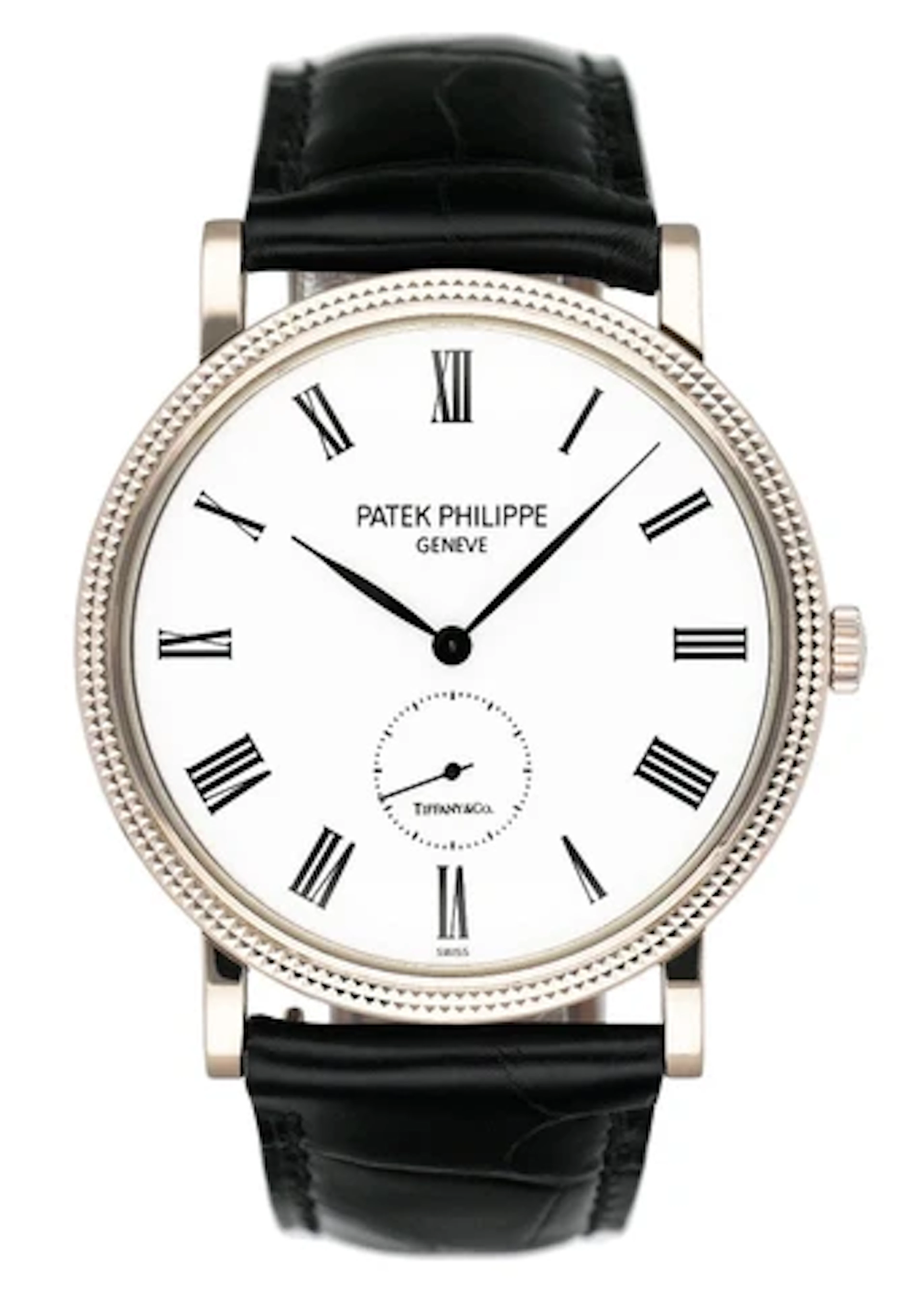 Patek Philippe Calatrava 5119G Tiffany & Co White Dial Mens Watch