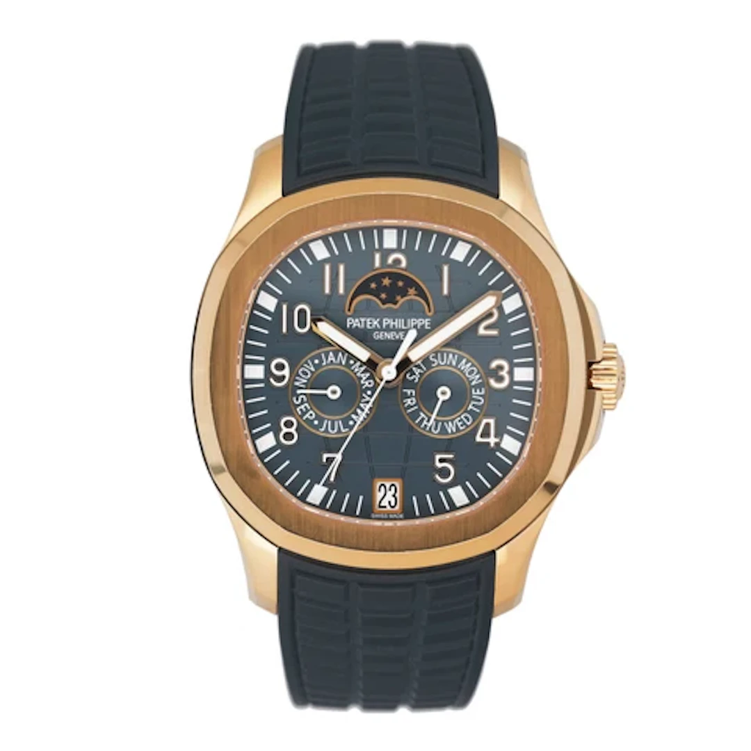Patek Philippe Aquanaut 5261R-001 Annual Calendar Blue Dial Rose Gold