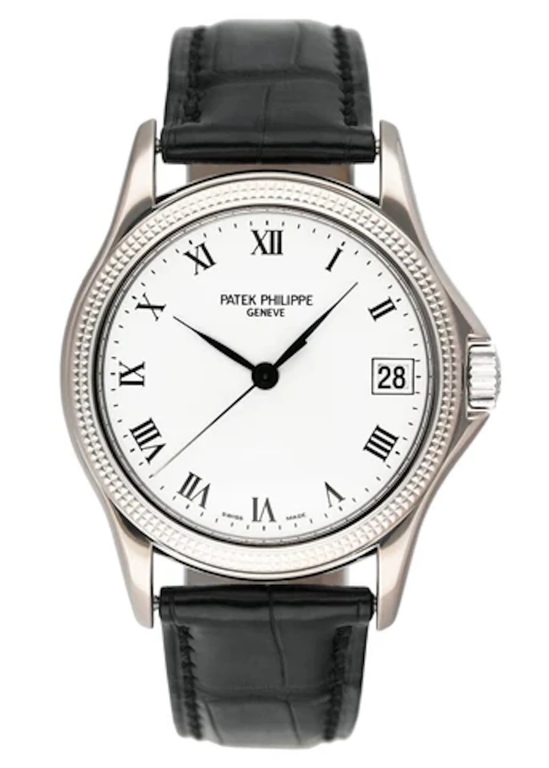 Patek Philippe Calatrava 5117G 18K White Gold Mens Watch With Papers