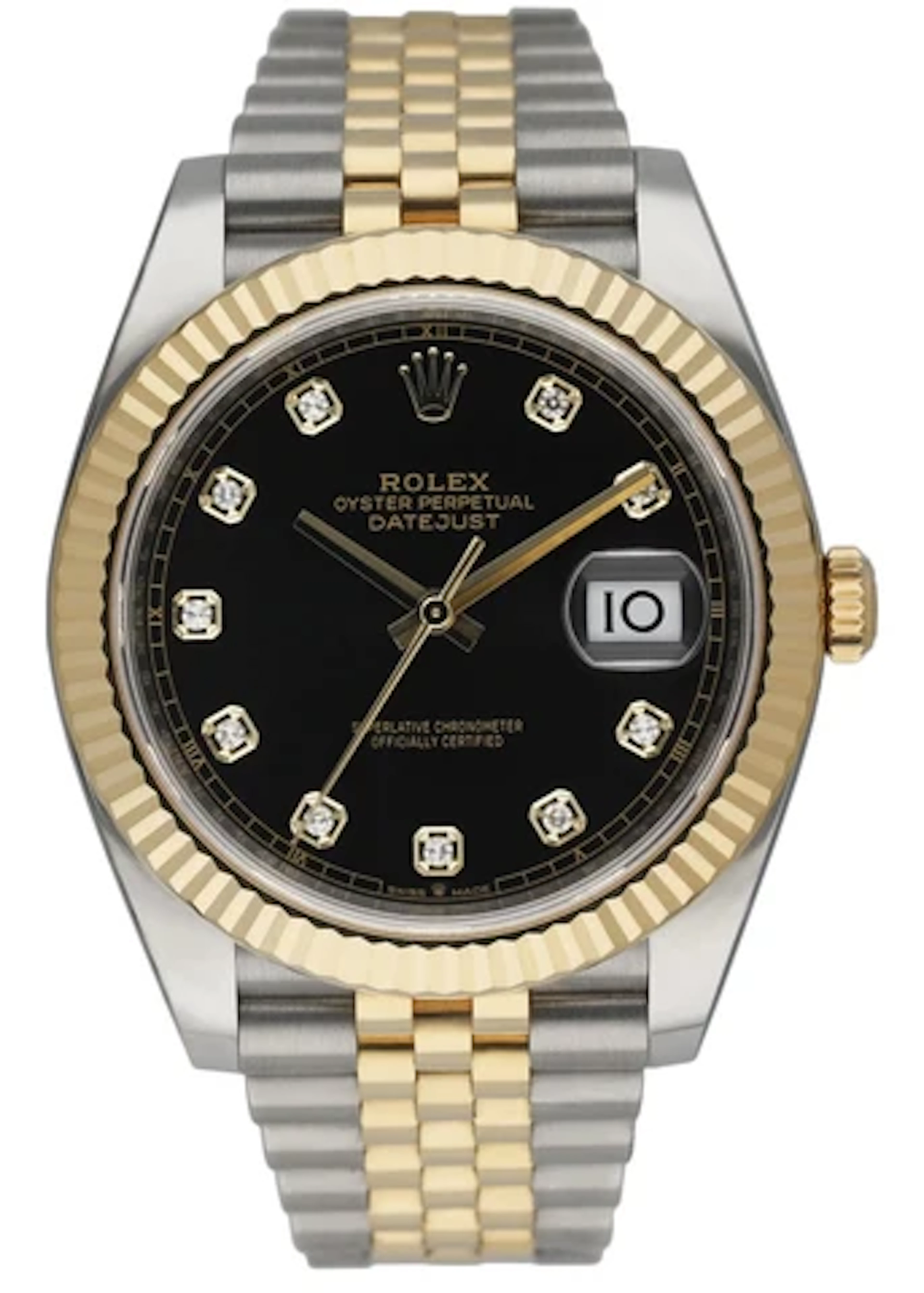 Rolex Datejust 41 126333 Diamond Dial Mens Watch Box Papers