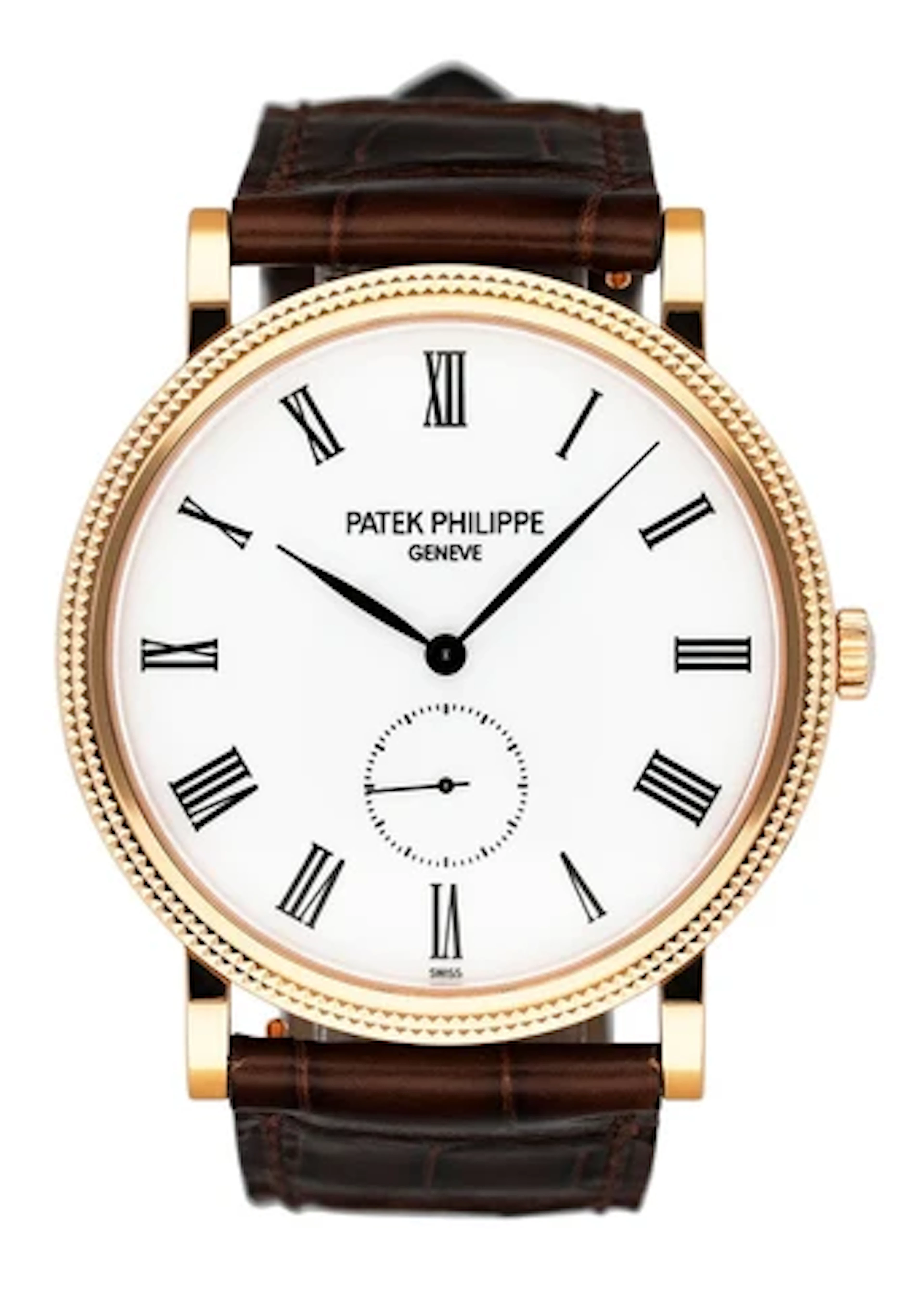 Patek Philippe Calatrava 5119R 18K Rose Gold Mens Watch With Papers