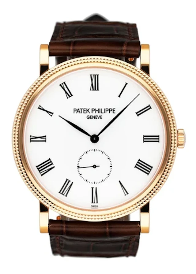 Patek Philippe Calatrava 5119R 18K Rose Gold Mens Watch With Papers