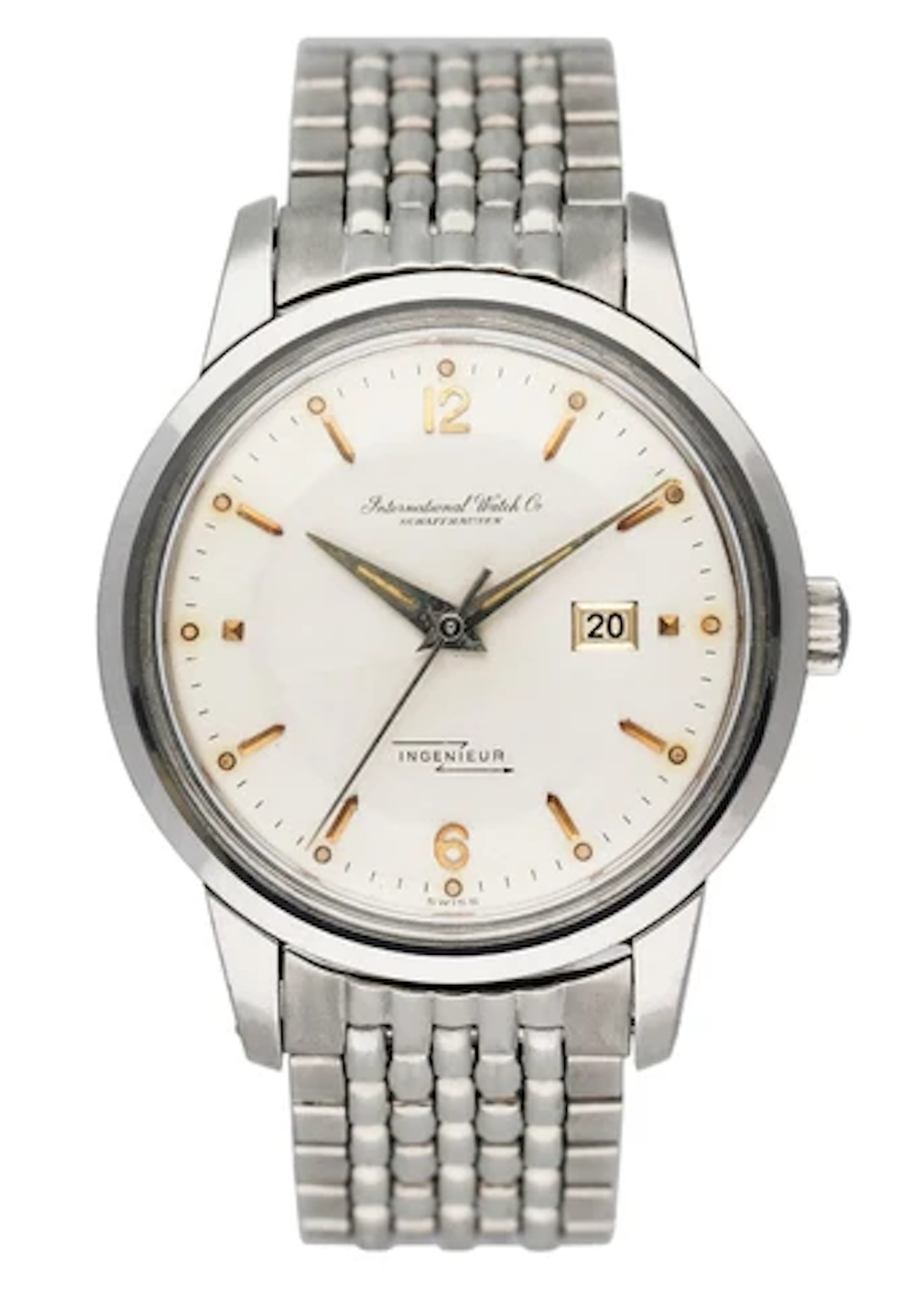 IWC Ingenieur Stainless Steel Vintage Mens Watch