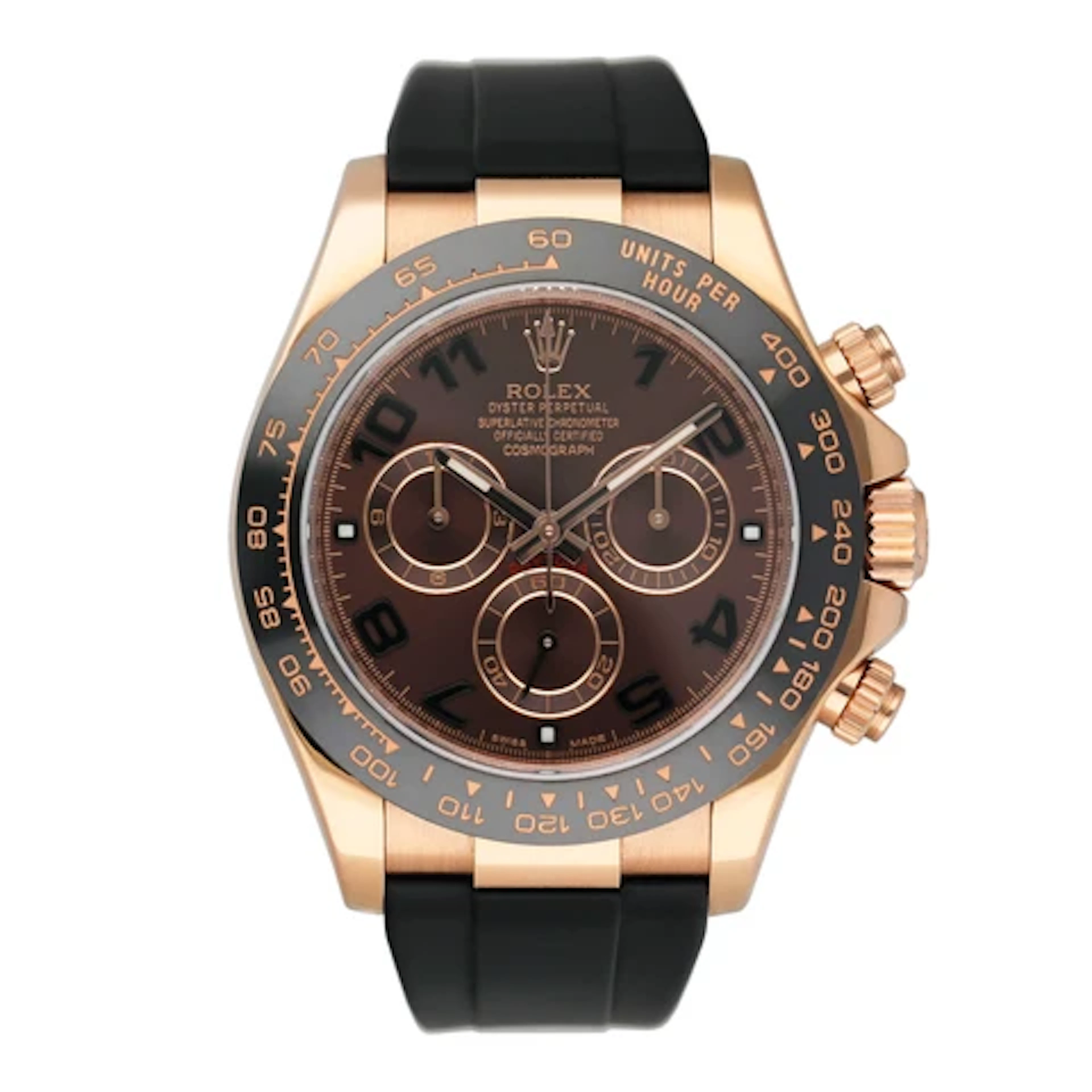 Rolex Daytona 116515LN Chocolate Dial Rose Gold Mens Watch