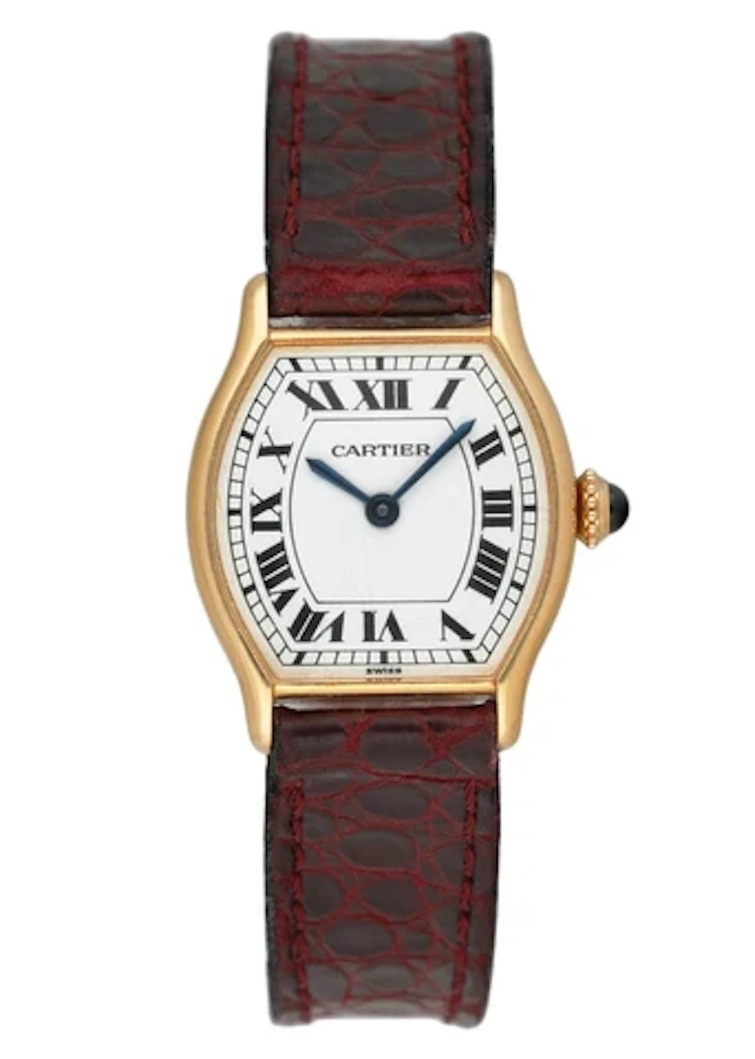 Cartier Paris 7824 White Dial 18K Yellow Gold Ladies Watch