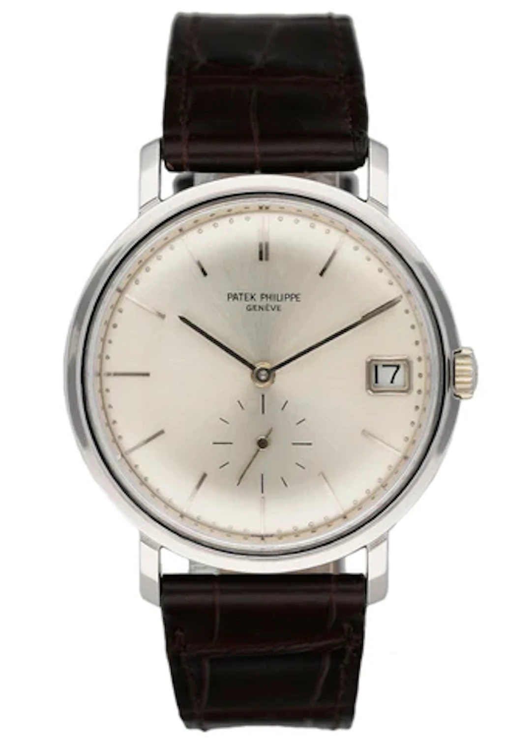 Patek Philippe Calatrava 3445G 18K White Gold Mens Watch