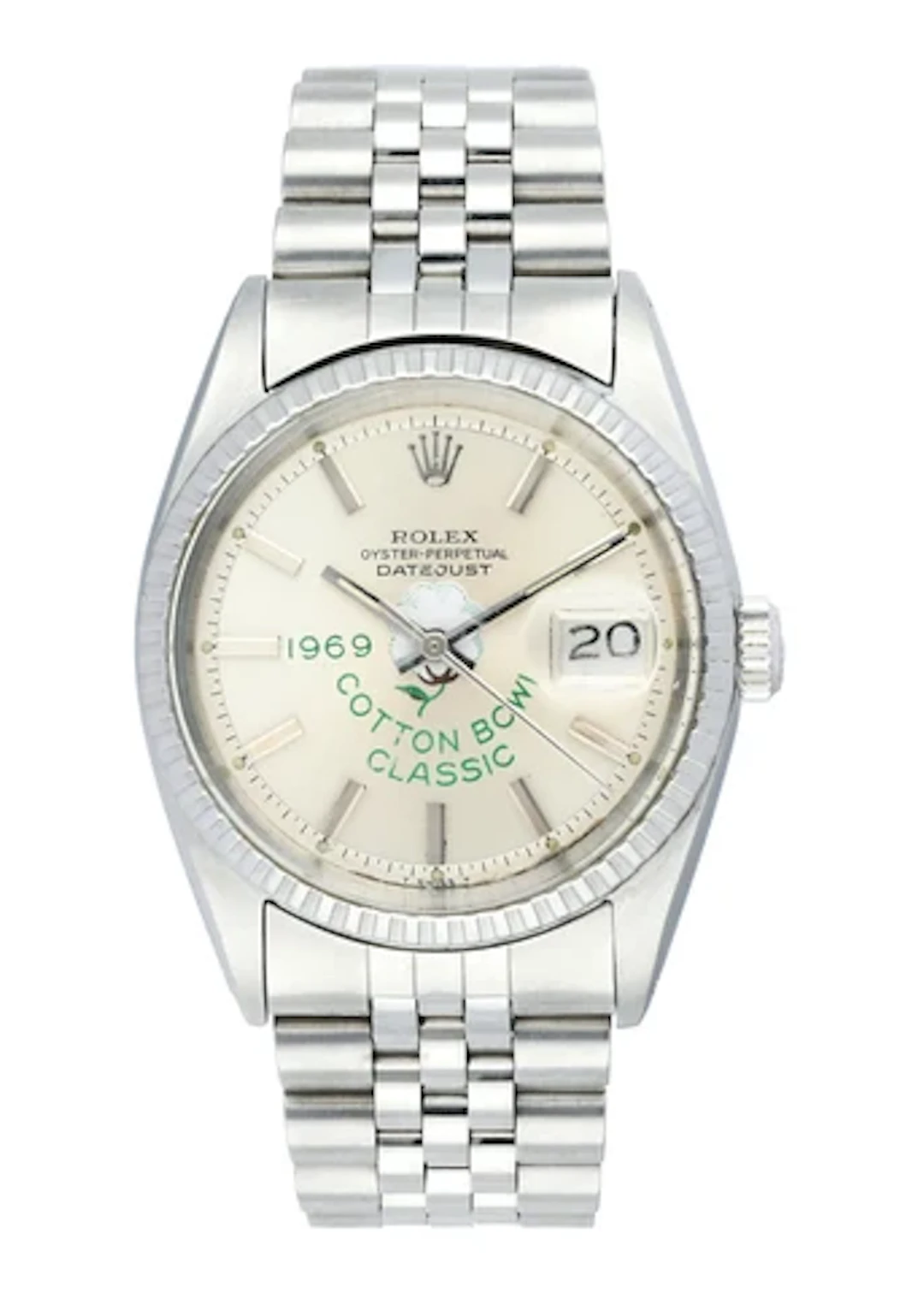 Rolex Datejust 1603 Cotton Bowl Classic 1969 Men's Watch With booklet
