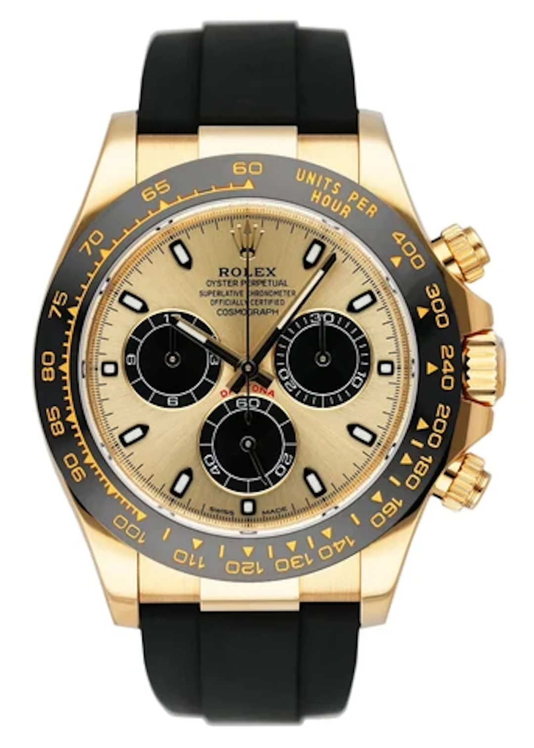 Rolex Daytona 116518LN 18K Yellow Gold Mens Watch Box Papers