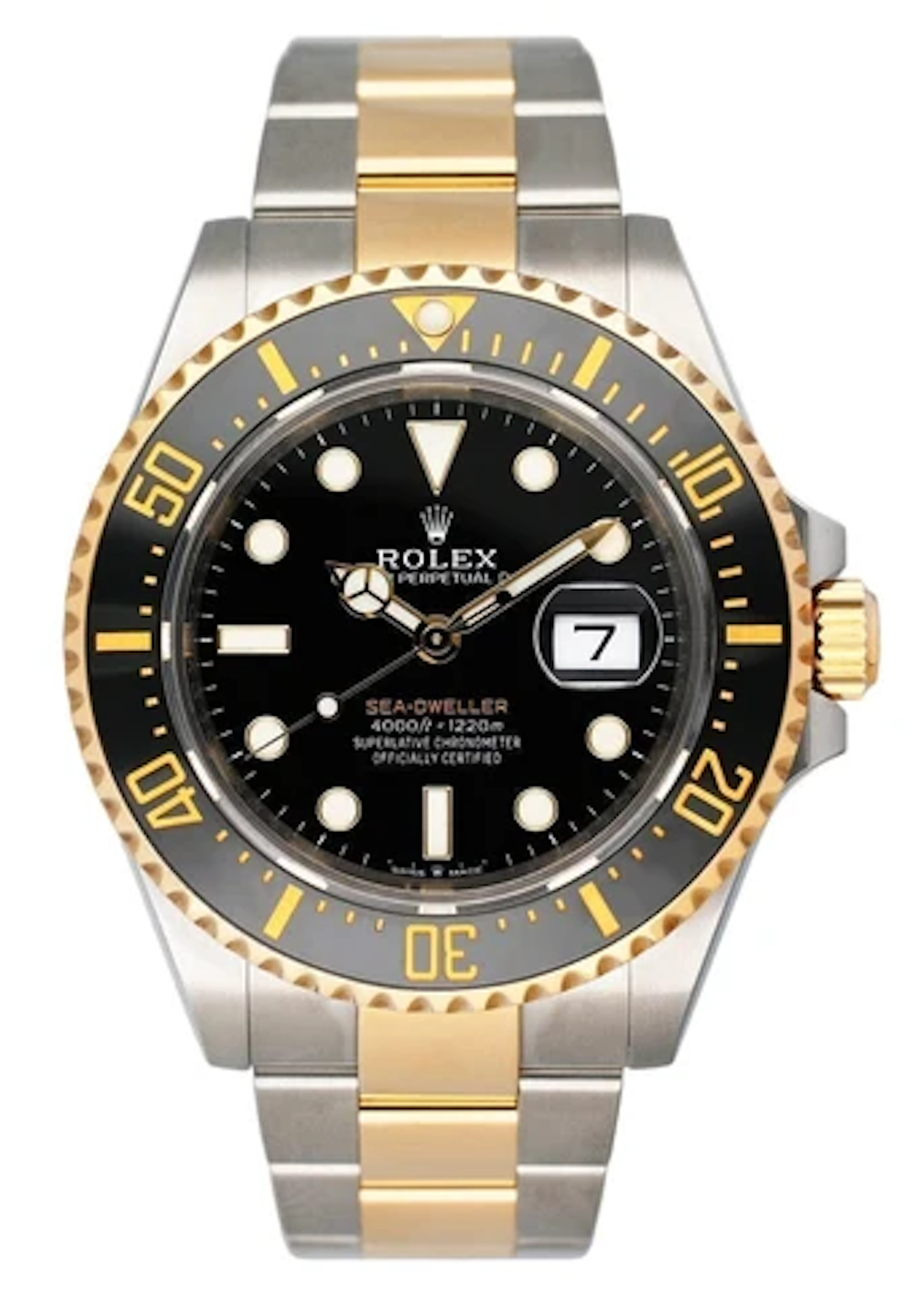 Rolex Sea-Dweller 126603 Two Tone Mens Watch Box Papers