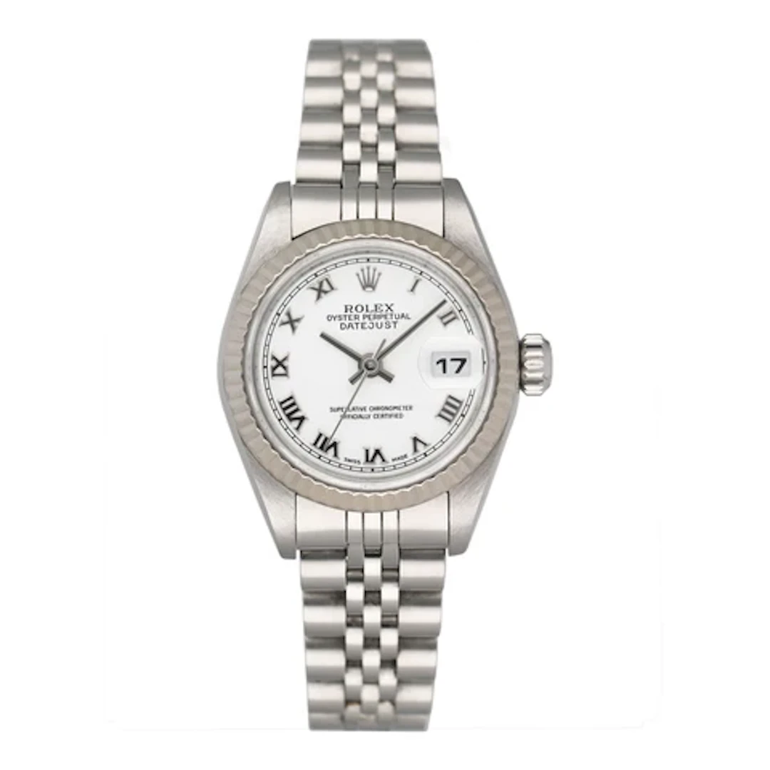 Rolex Datejust 79174 Roman White Dial Ladies Watch