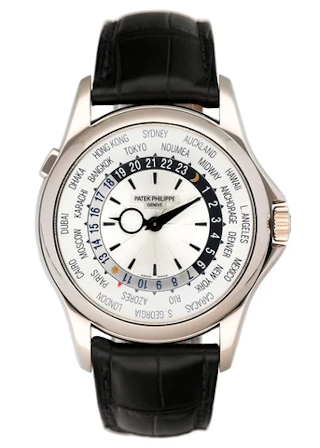 Patek Philippe Complications World Time 5130G Mens Watch Box Papers