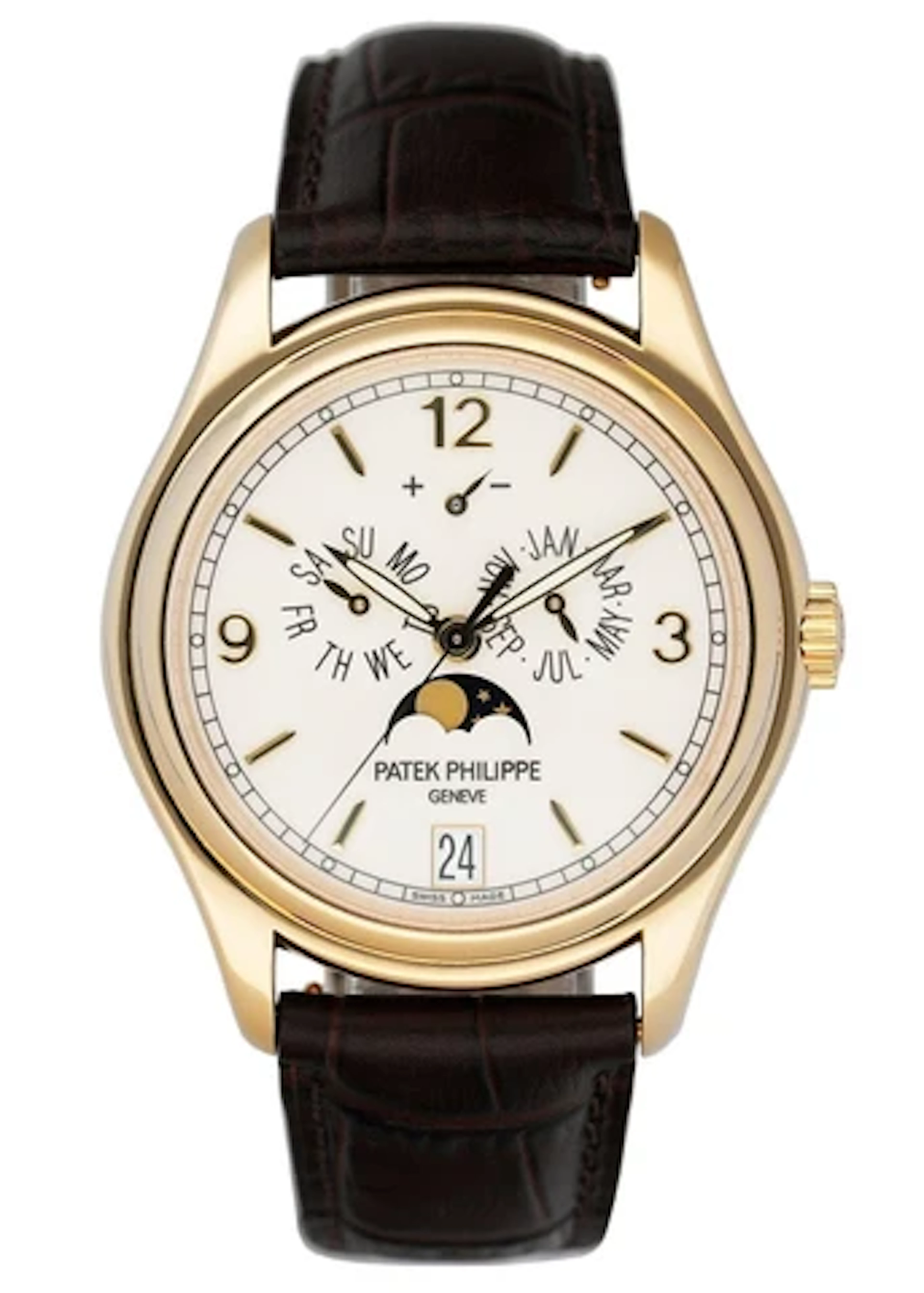 Patek Philippe Annual Calendar 5146J Cream Dial Mens Watch With Box Papers