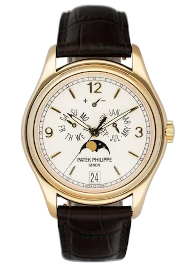 Patek Philippe Annual Calendar 5146J Cream Dial Mens Watch Box Papers