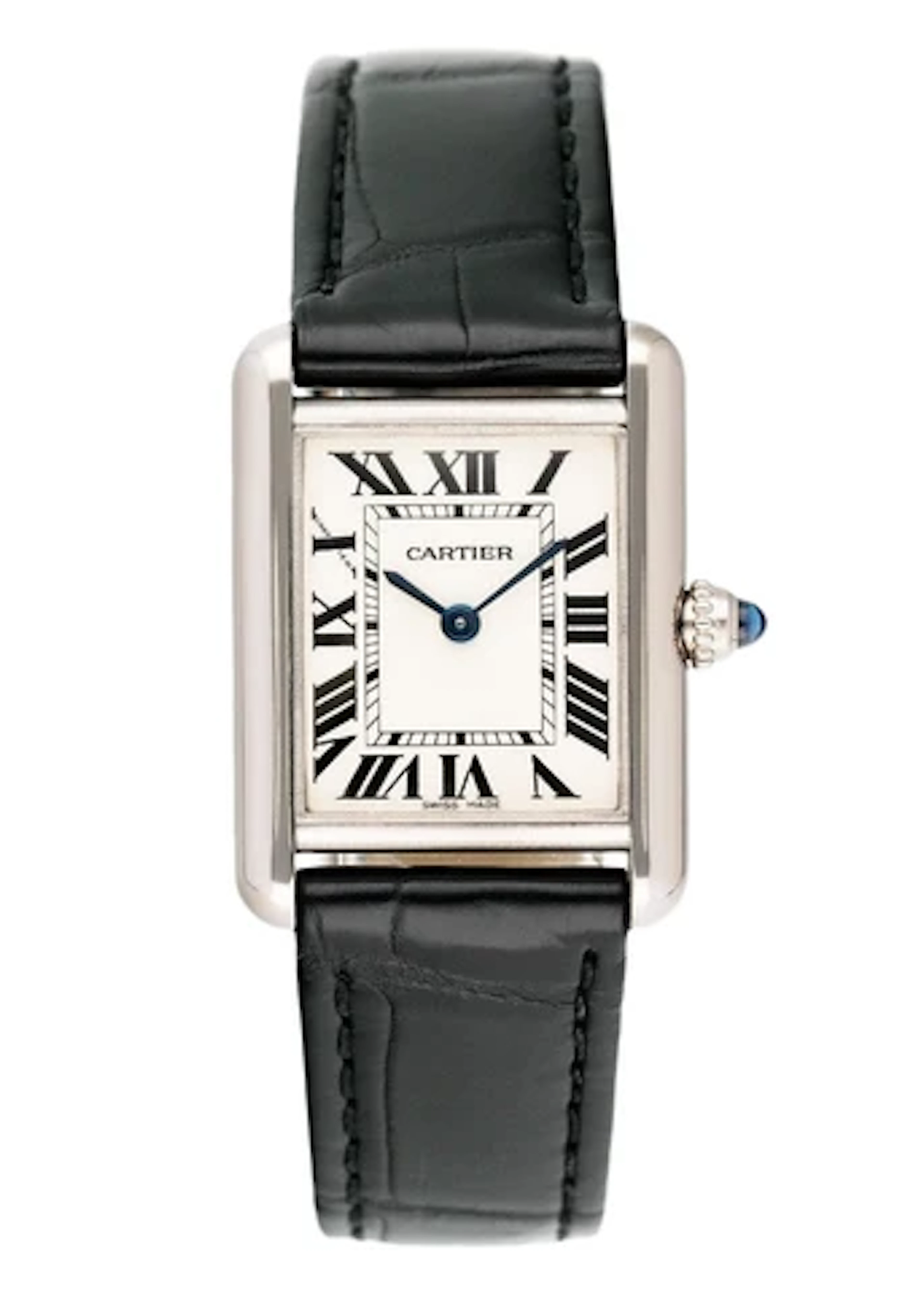 Cartier Tank Louis W1541056 18K White Gold Ladies Watch
