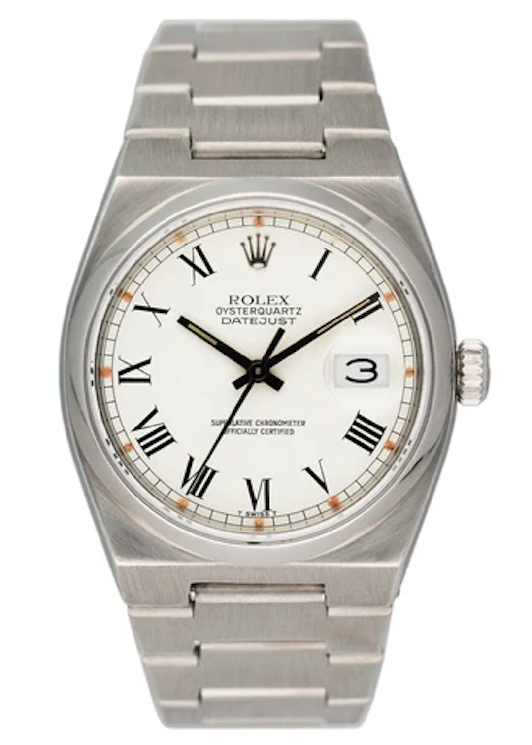 Rolex Datejust Oysterquartz 17000 "Buckley Dial" Steel Mens Watch