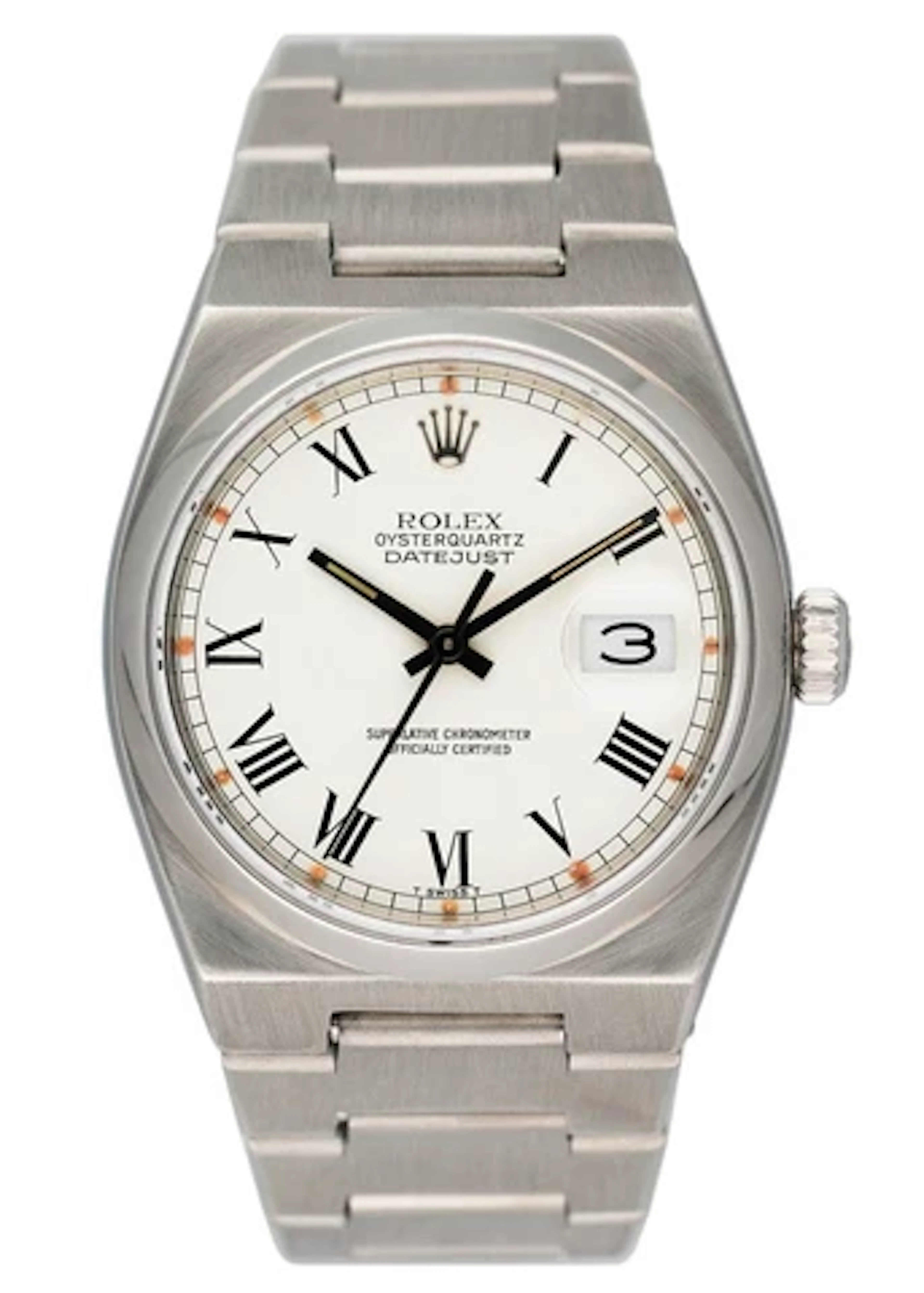 Rolex Datejust Oysterquartz 17000 "Buckley Dial" Steel Mens Watch