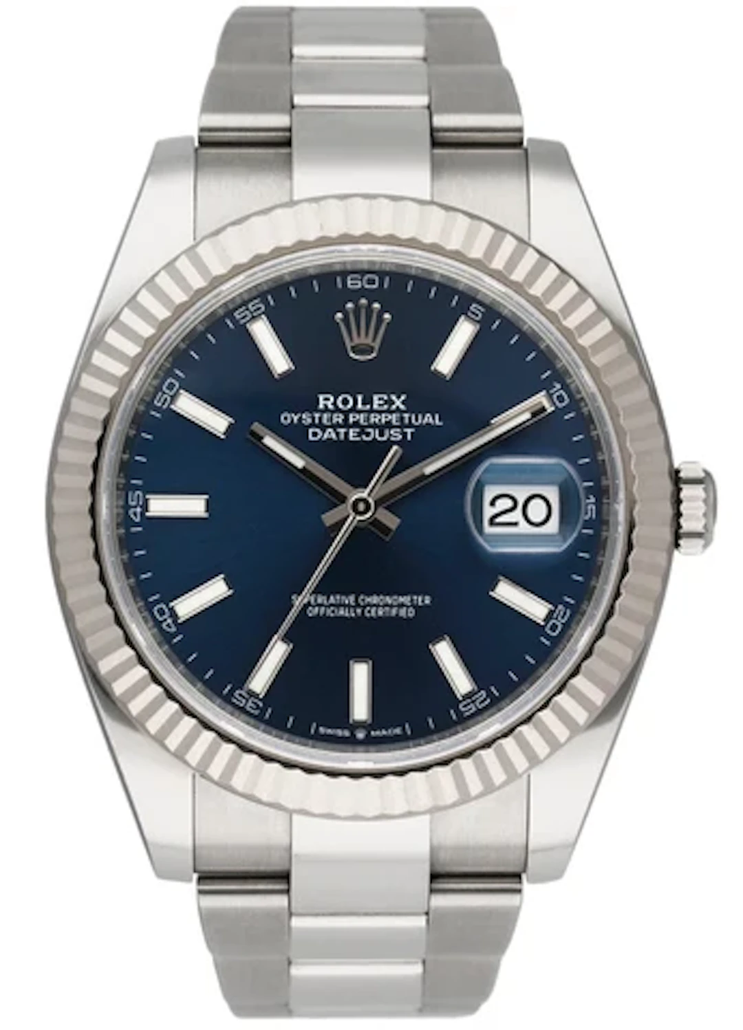 Rolex Datejust 41 126334 Stainless Steel Blue Dial Box Papers