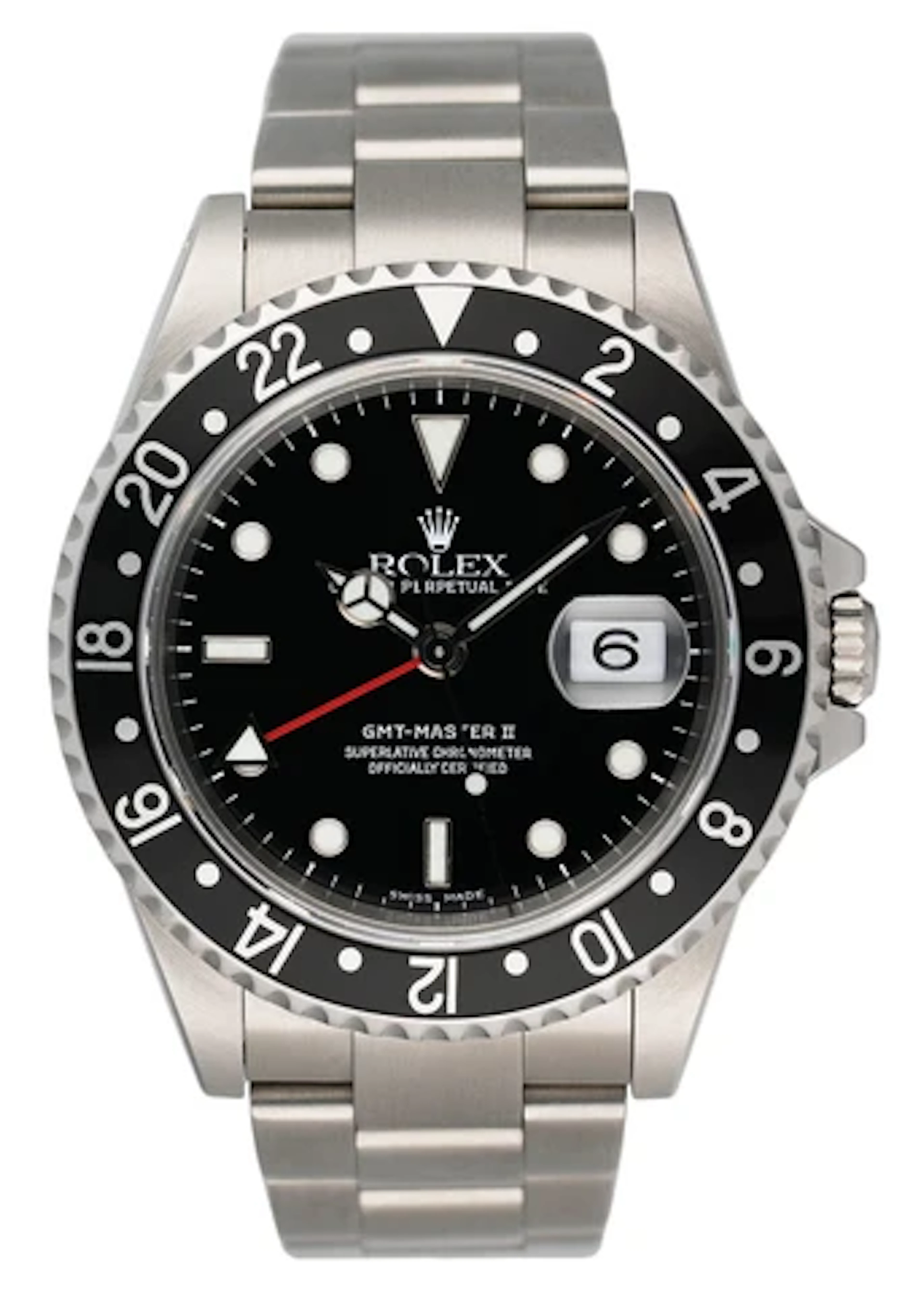 Rolex GMT Master II 16710 Stainless Steel Mens Watch