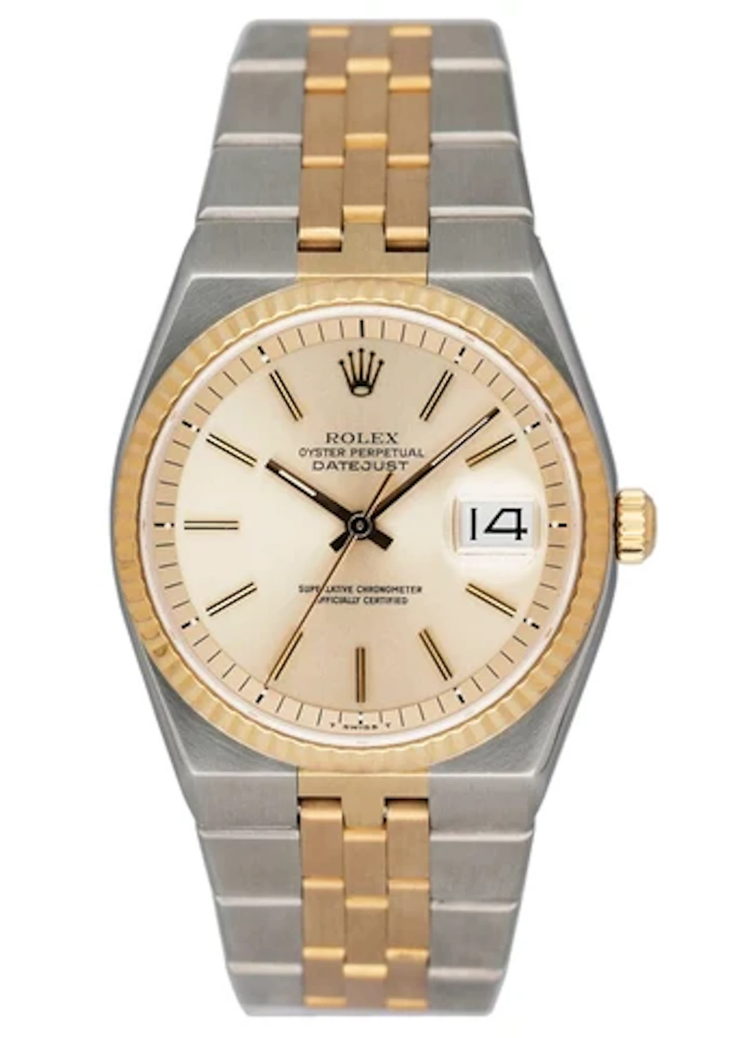 Rolex Datejust 1630 "Rare Bird" Two-Tone 14K Yellow Gold Mens Watch