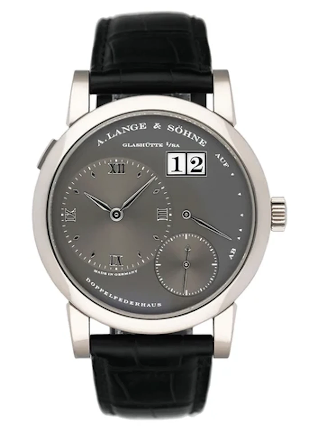 A. Lange & Sohne Lange 1 101.030 Gray Dial Mens Watch Papers