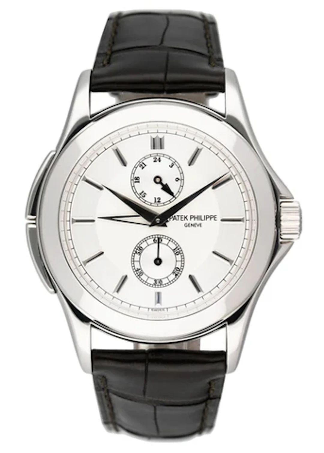 Patek Philippe Calatrava Travel Time 5134P Platinum Mens Watch