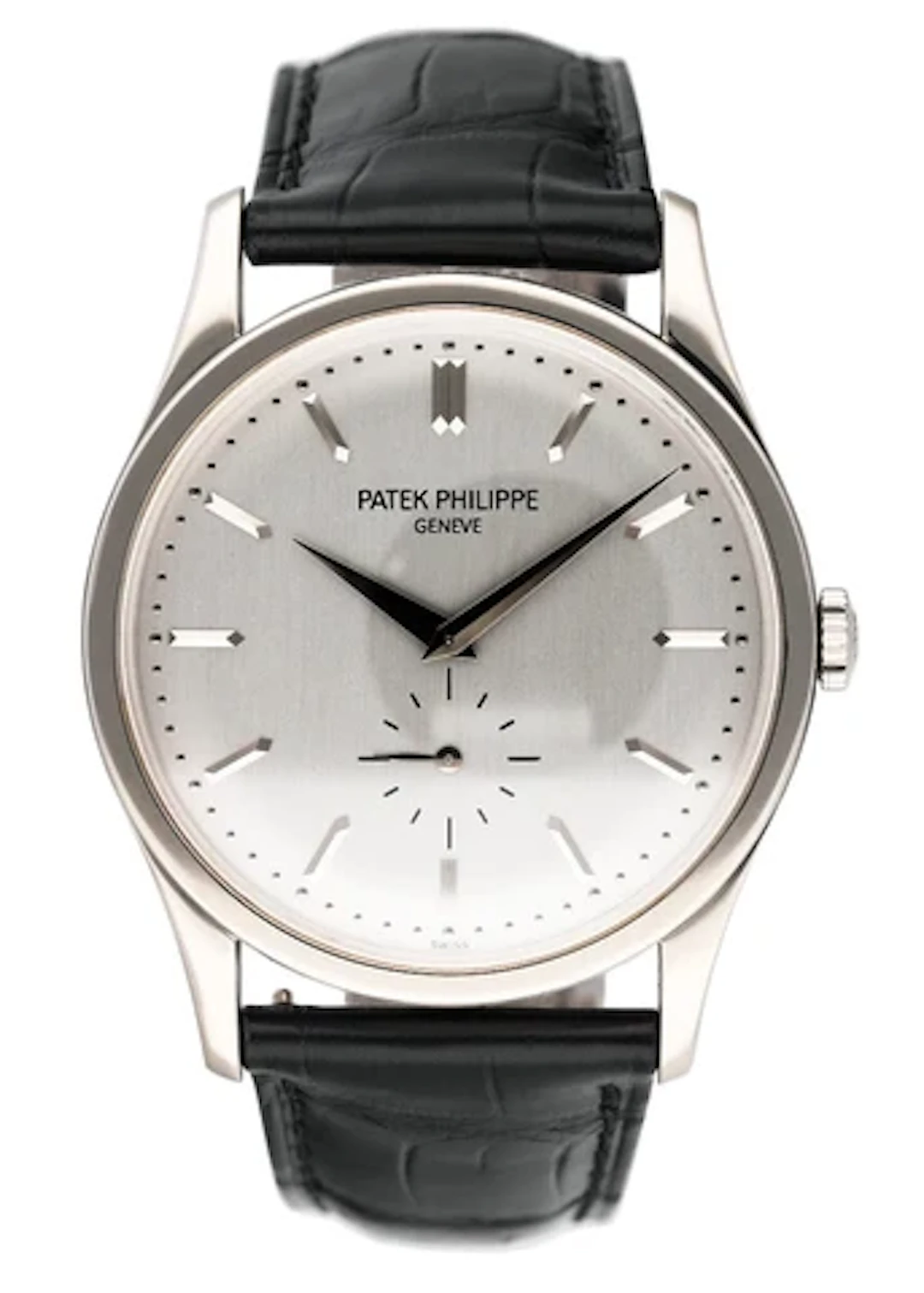Patek Philippe Calatrava 5196G 18K White Gold Mens Watch