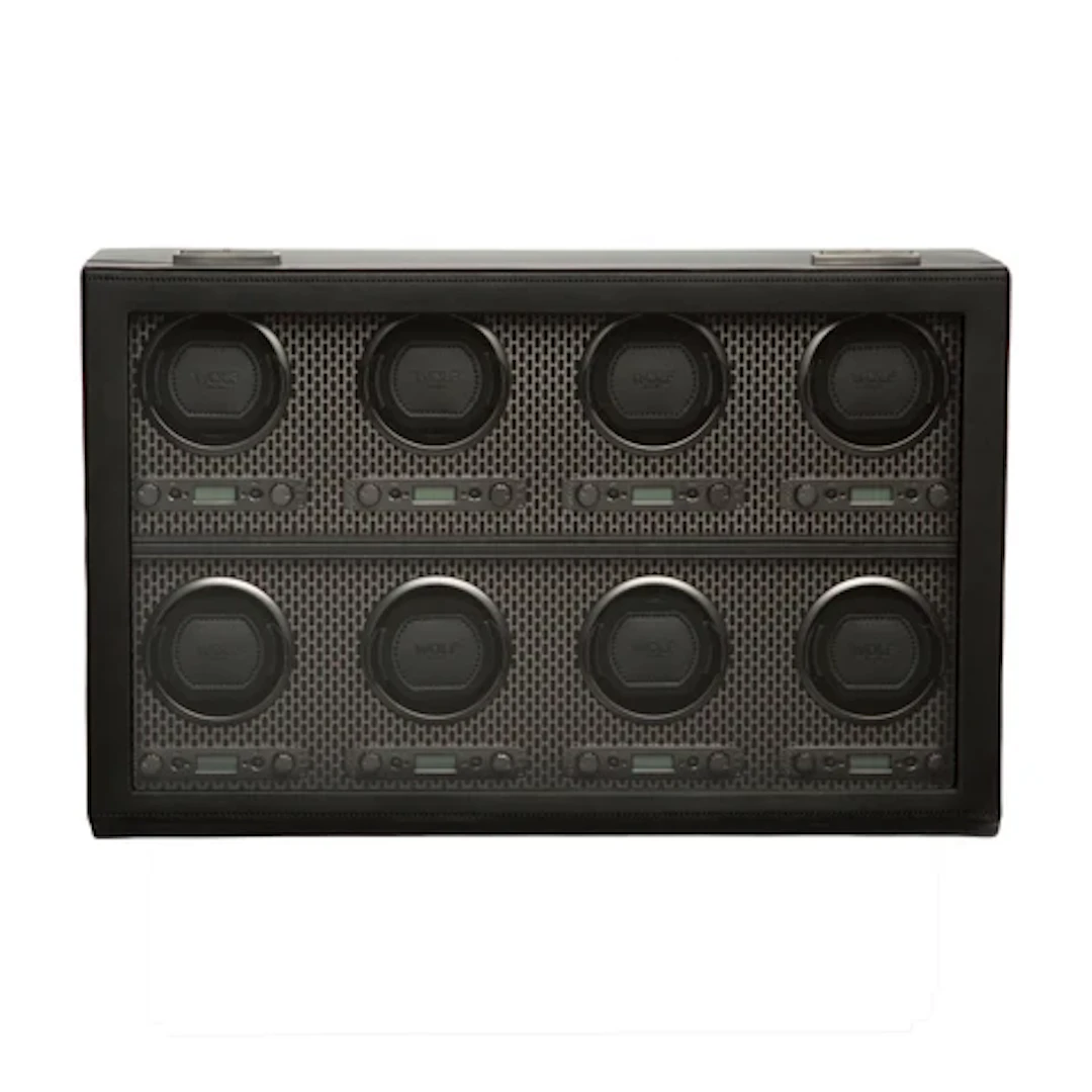 Axis 8 Piece Watch Winder - Powder Coat
