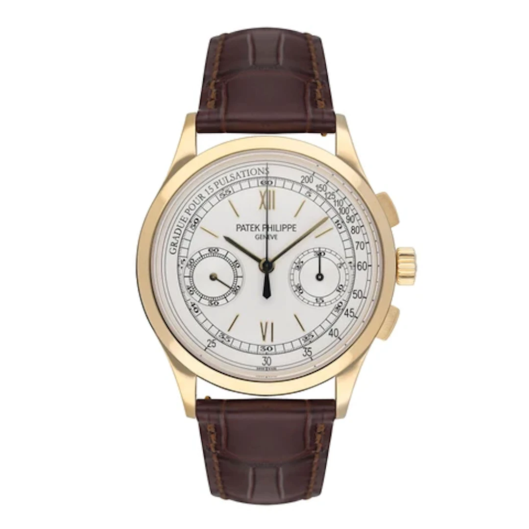 Patek Philippe Chronograph 5170J Silver Dial Mens Watch Box Papers