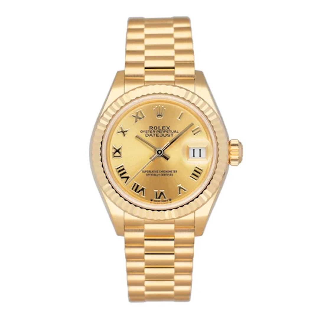 Rolex Datejust 279178 Yellow Gold Ladies Watch Box Papers