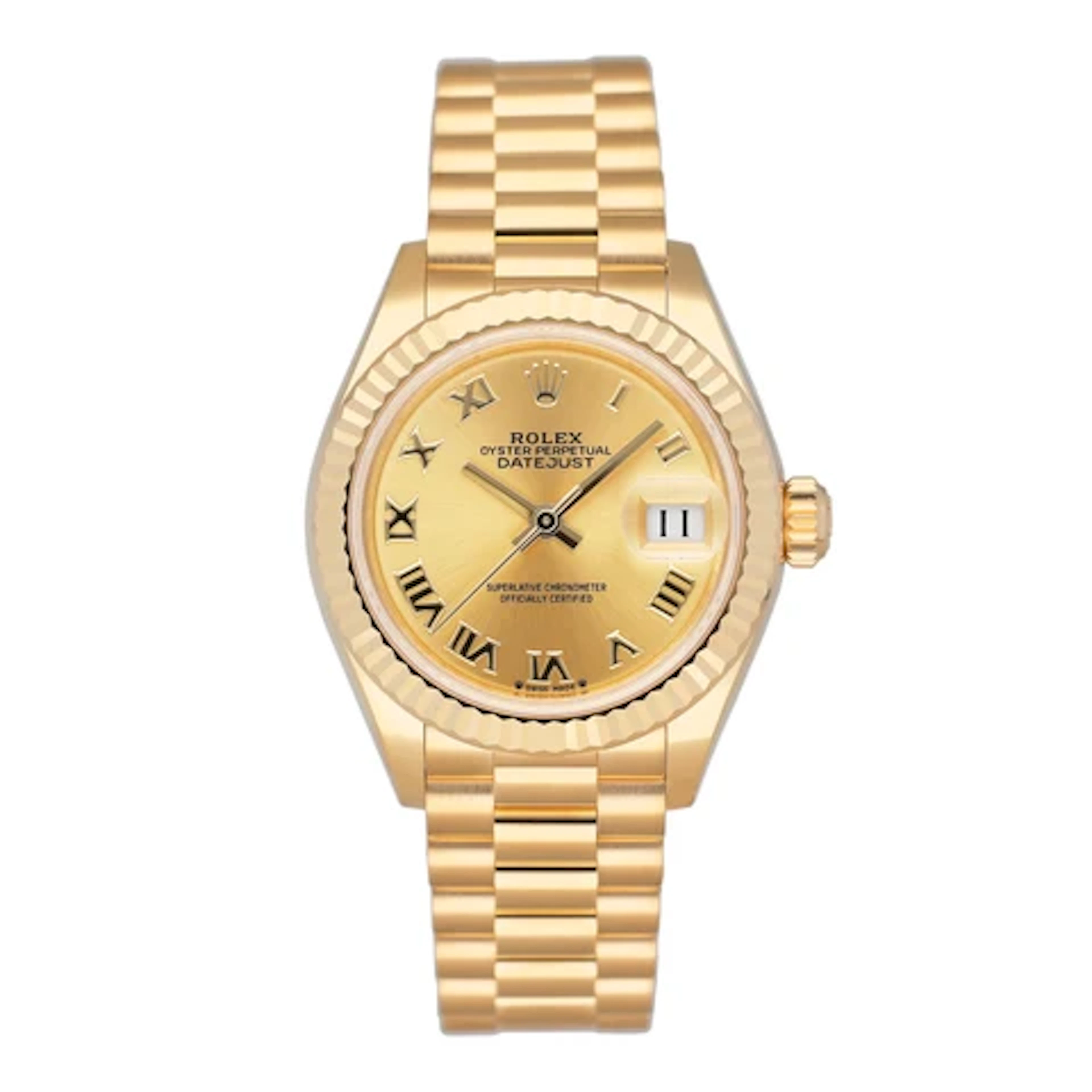 Rolex Datejust 279178 Yellow Gold Ladies Watch Box Papers