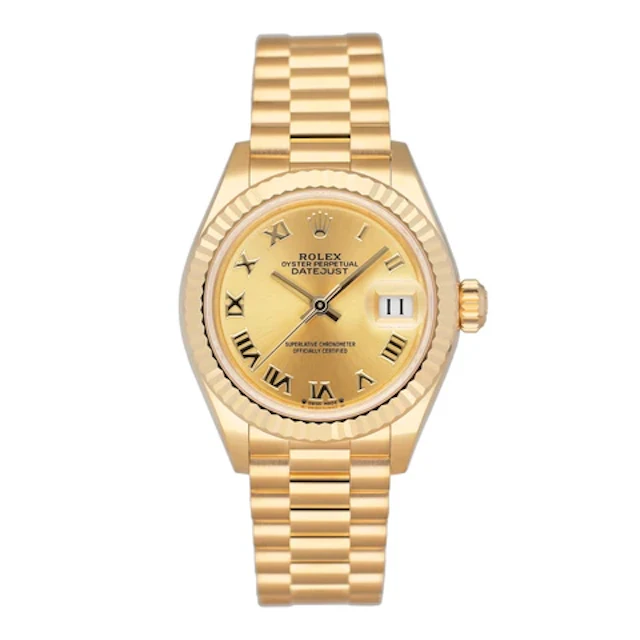 Rolex Datejust 279178 Yellow Gold Ladies Watch Box Papers