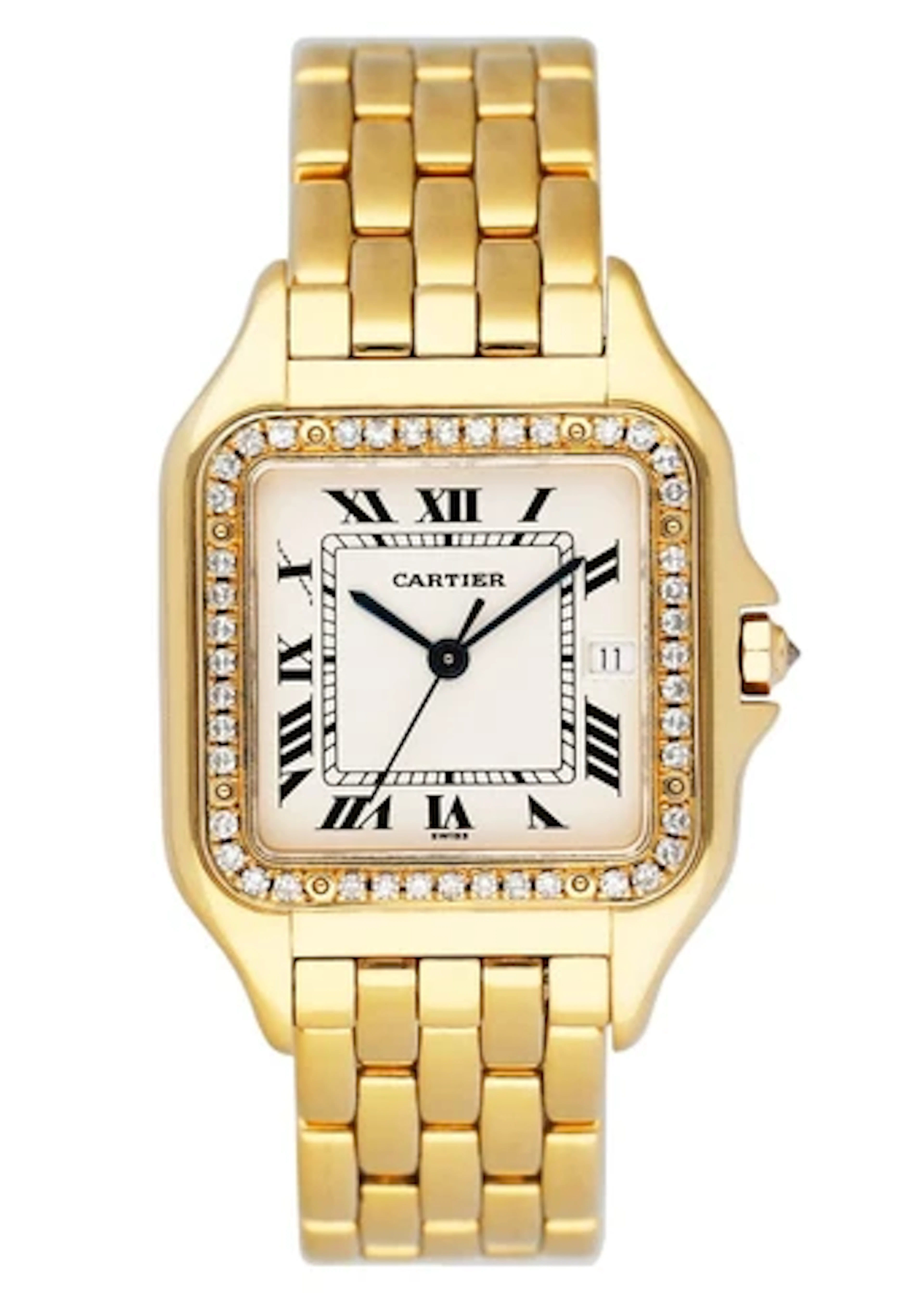 Cartier Panthere 88369 Diamond Bezel Ladies Watch