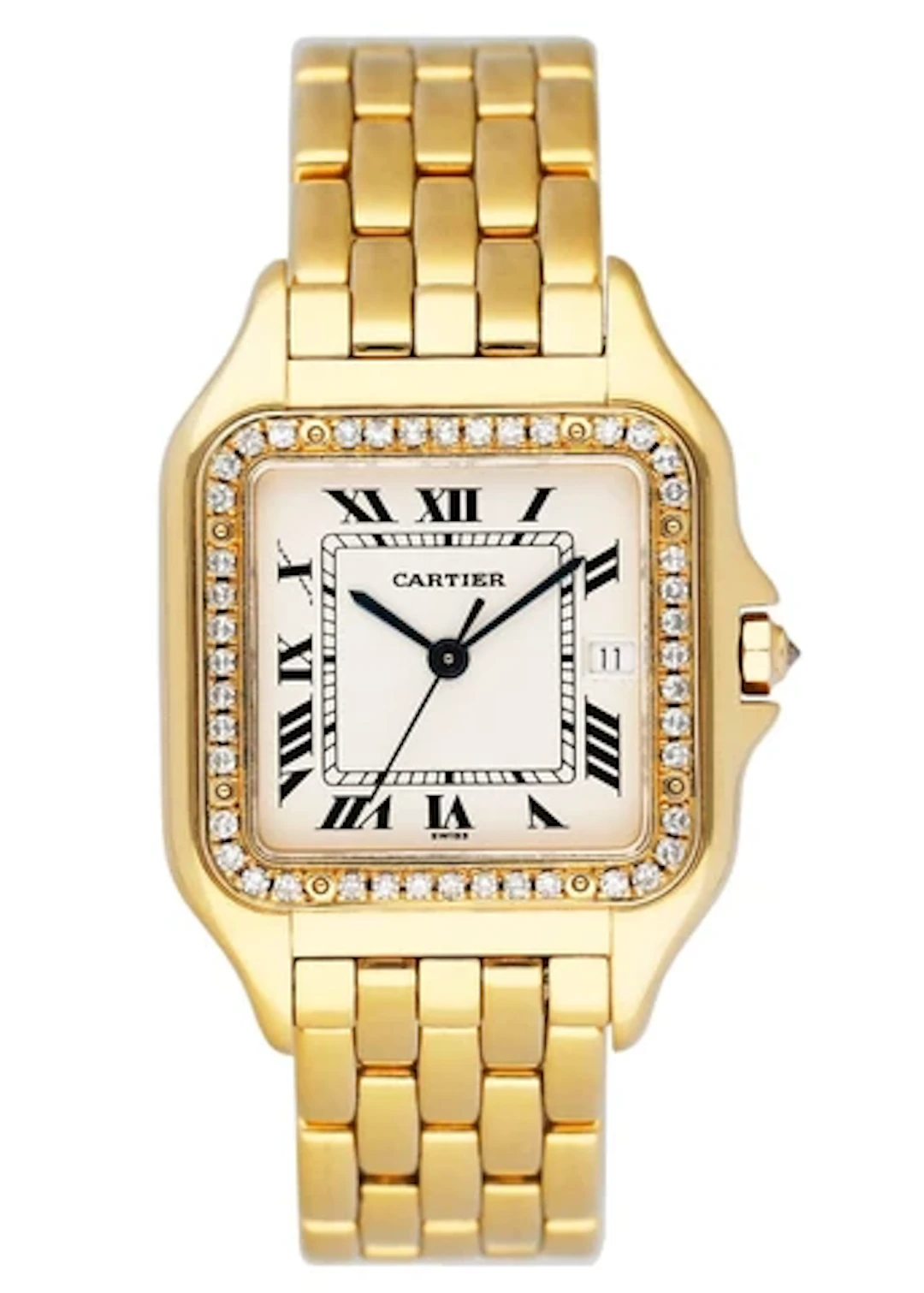 Cartier Panthere 88369 Diamond Bezel Ladies Watch
