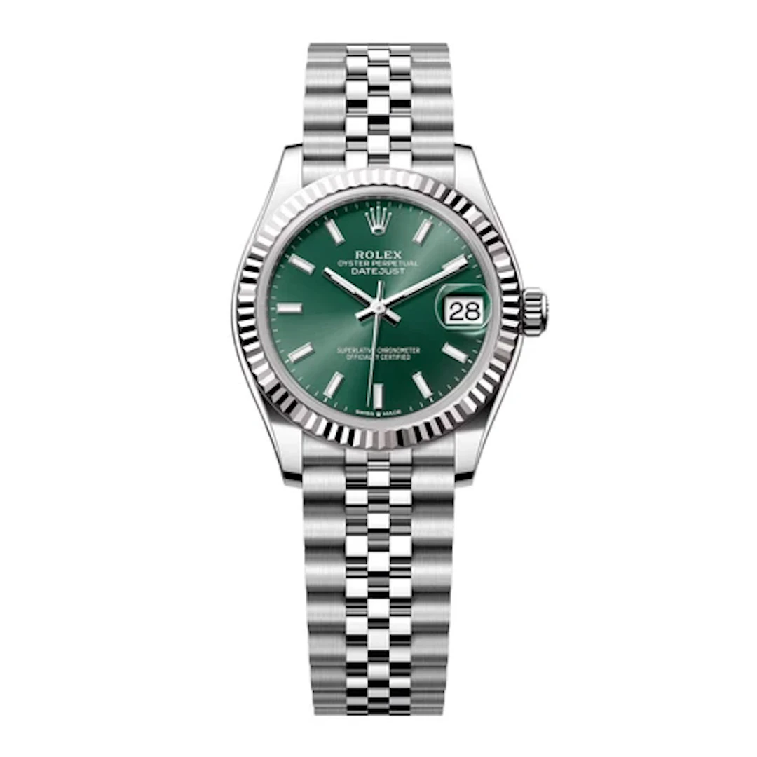 Rolex Datejust 278274 Green Dial Ladies Watch Box Papers